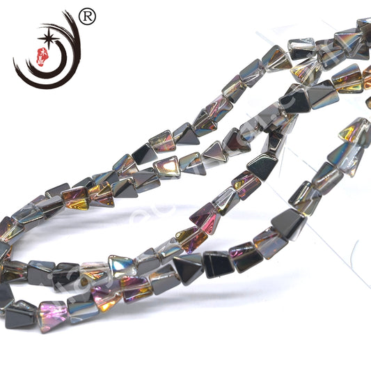 10mm Pyramid Crystal Glass Beads Disco Ball Wholesale for DIY Jewelry (50071)