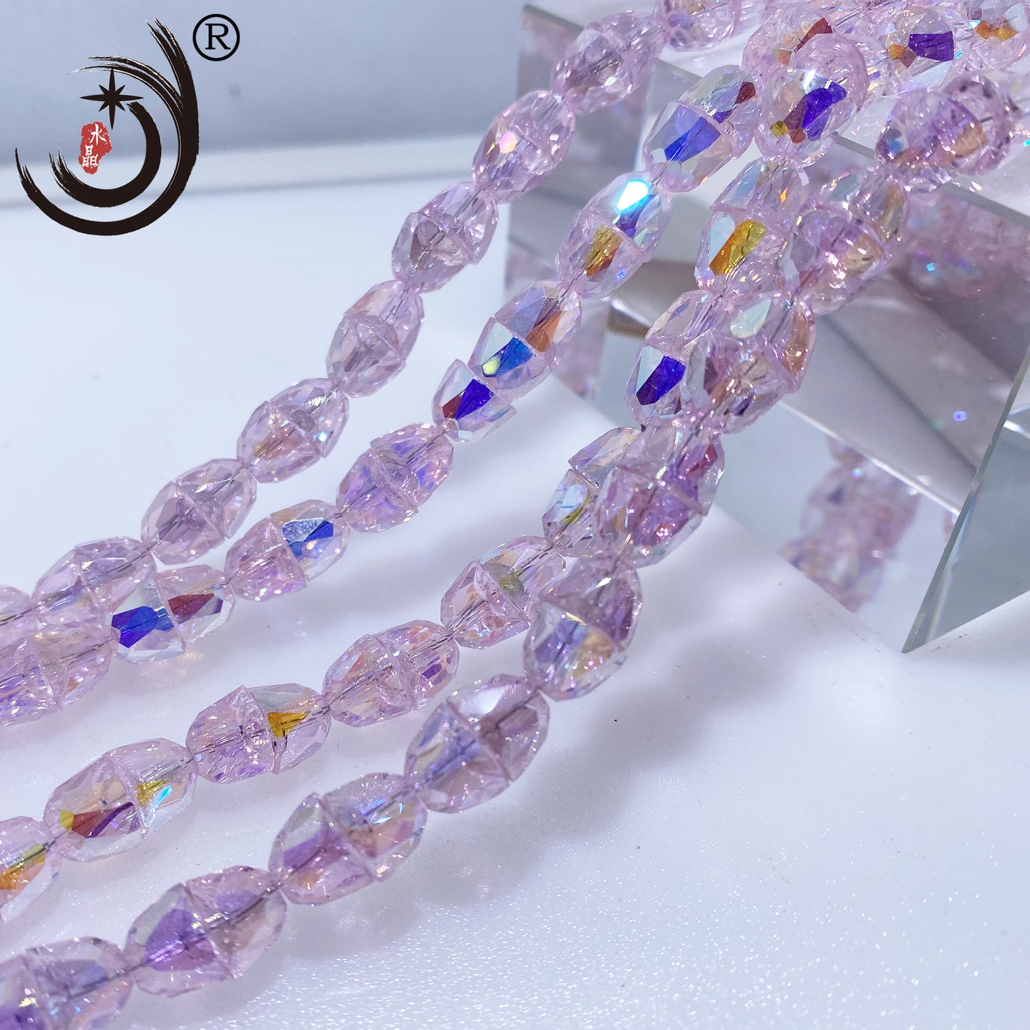 8MM Bell Beads Glass Crystal Beads Wholesale For DIY Jewelry (20001)