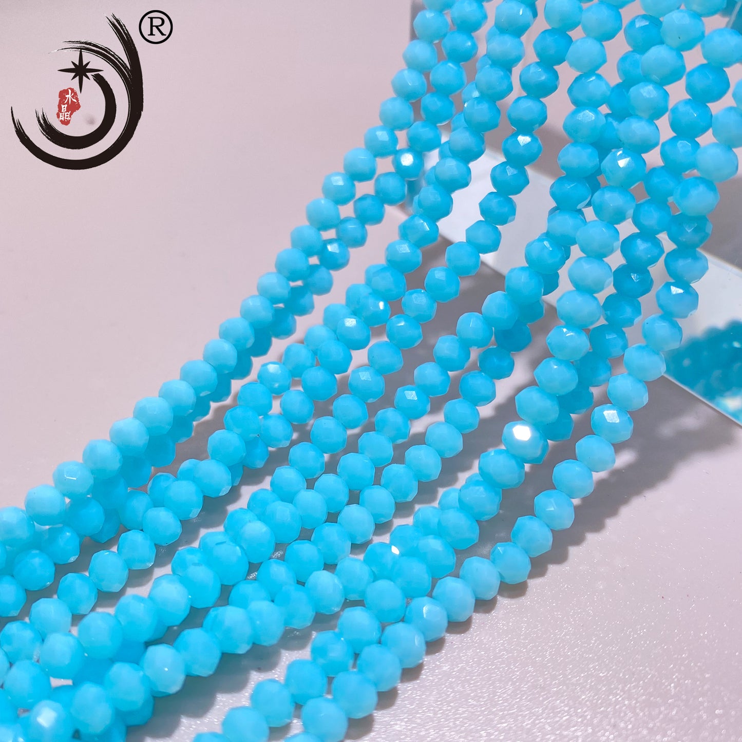 1MM Rondelle Beads Glass Crystal Beads Wholesale For DIY Jewelry (10001)