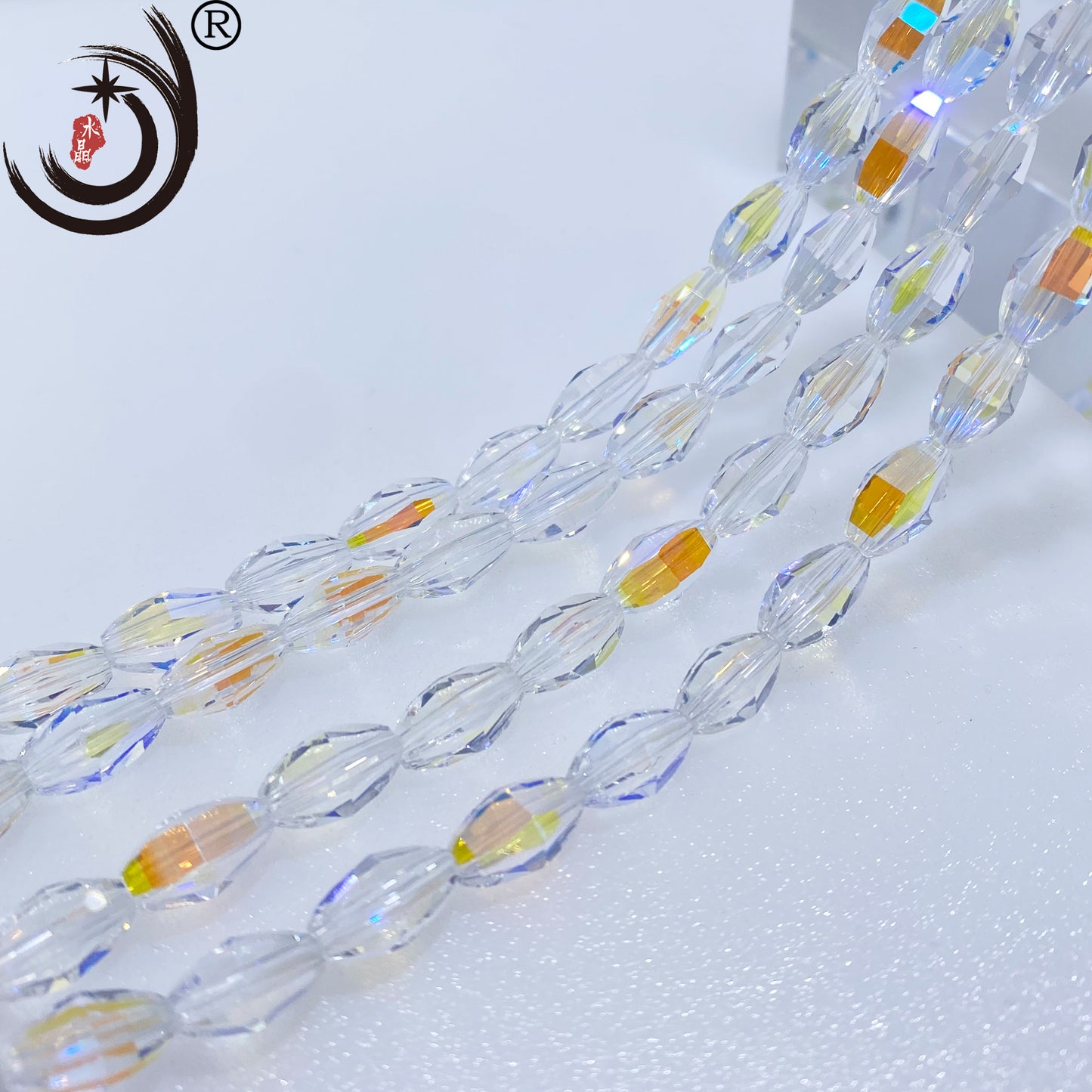 6MM Drum beads Glass Crystal Beads Wholesale For DIY Jewelry (10106)