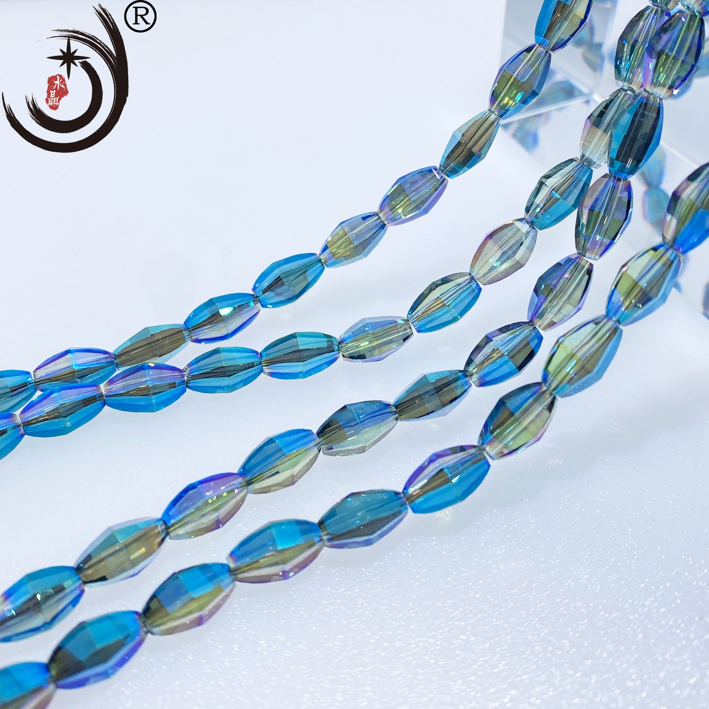 6MM Drum beads Glass Crystal Beads Wholesale For DIY Jewelry (10106)