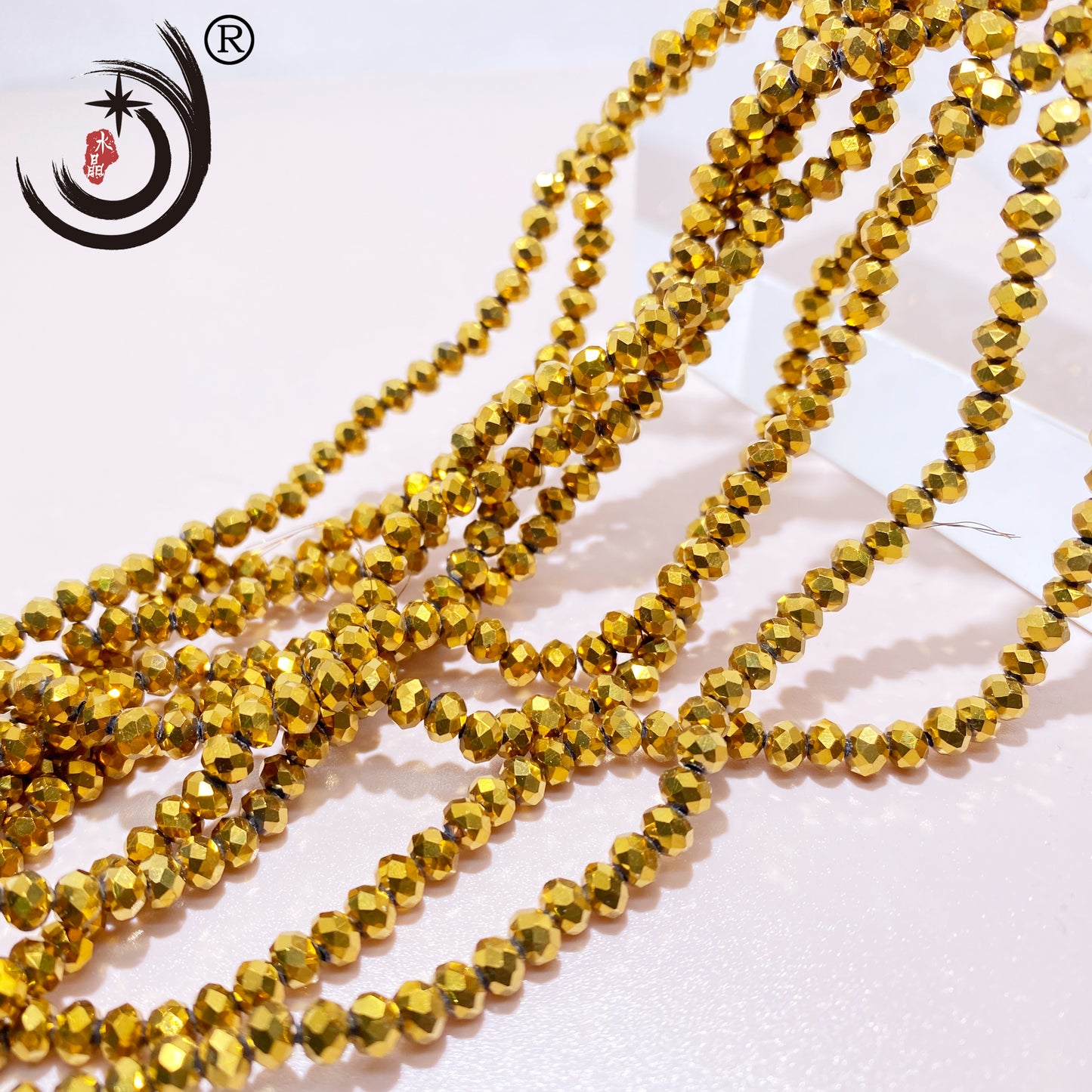 3MM Rondelle Beads Glass Crystal Beads Wholesale For DIY Jewelry (10003)