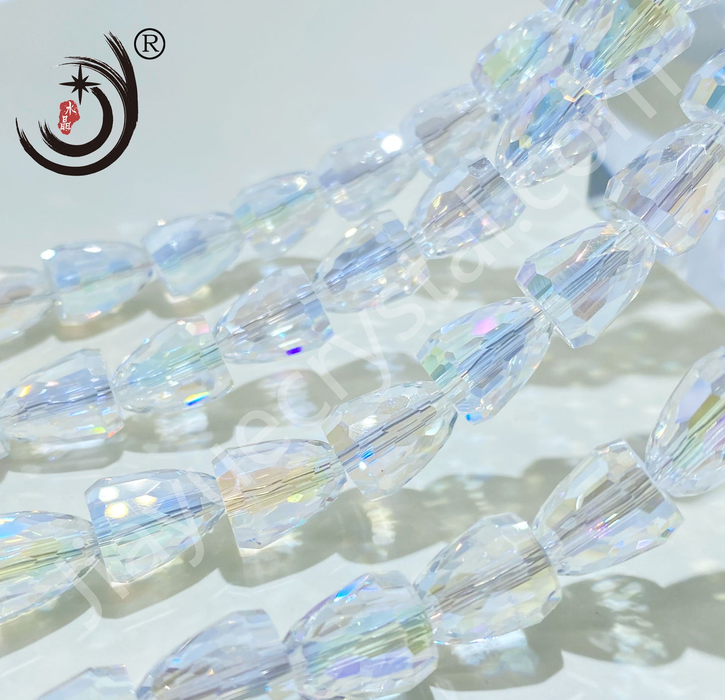 10*12MM Bread Shape Crystal Glass Beads Whole Sale For DIY Jewelry (15800)