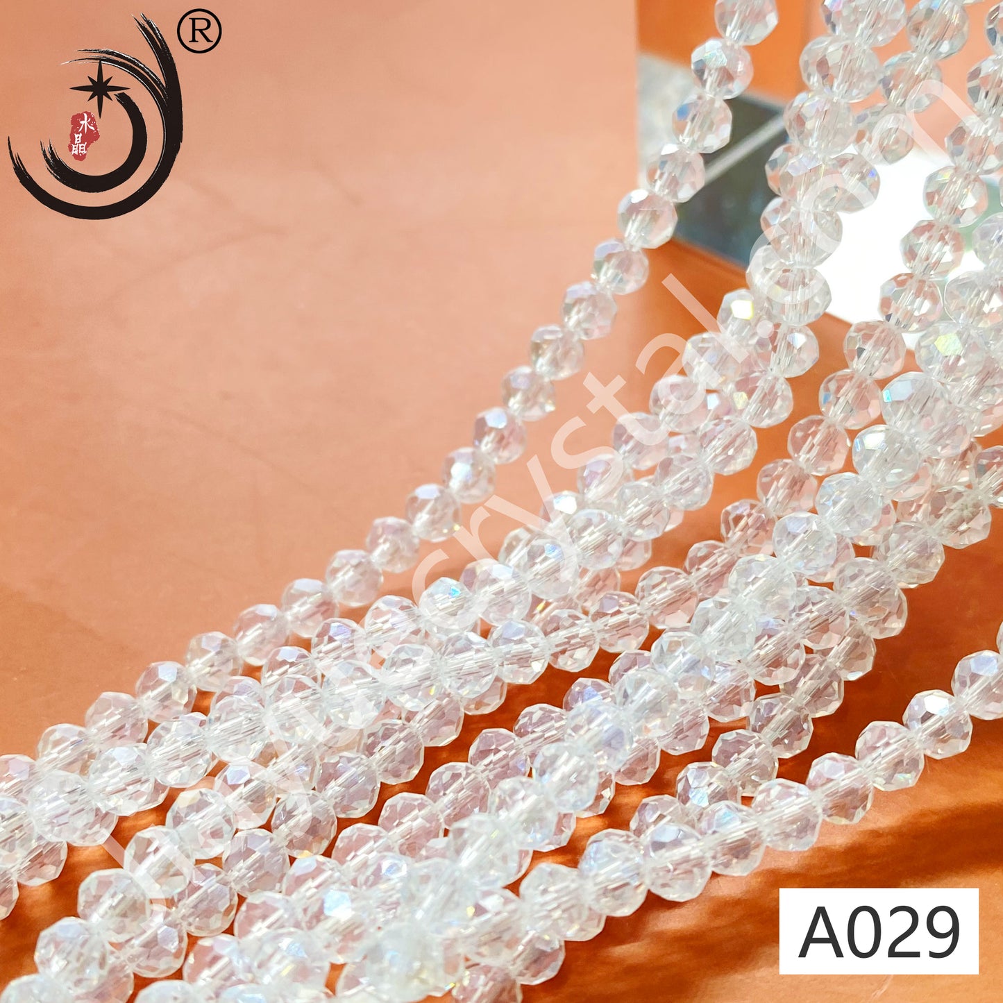 1MM Rondelle Beads Glass Crystal Beads Wholesale For DIY Jewelry (10001)