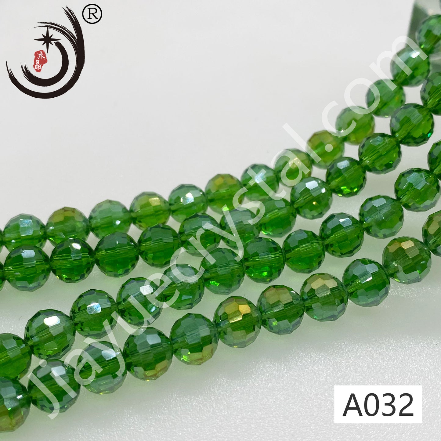 6MM 96 Faceted Round Crystal Glass Beads disco ball Wholesale For DIY Jewelry(10090)