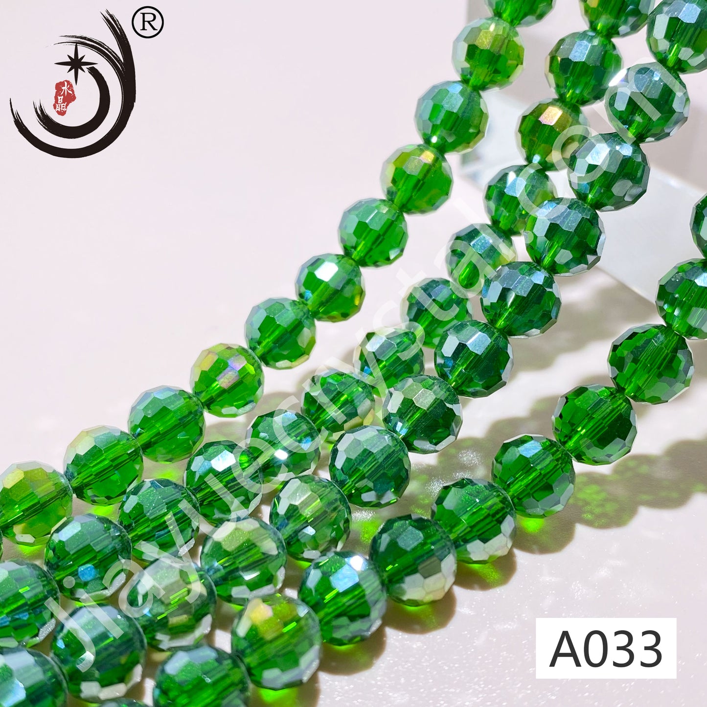 6MM 96 Faceted Round Crystal Glass Beads disco ball Wholesale For DIY Jewelry(10090)
