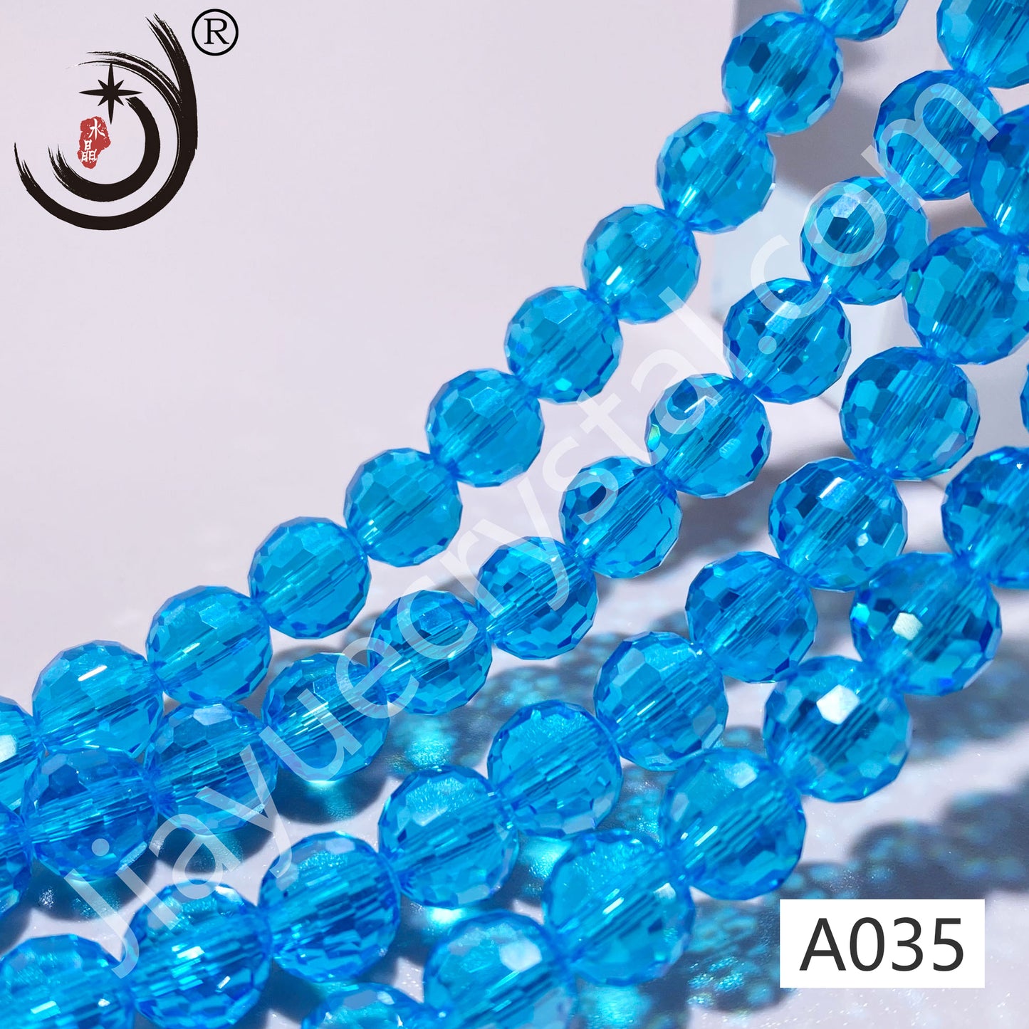 6MM 96 Faceted Round Crystal Glass Beads disco ball Wholesale For DIY Jewelry(10090)