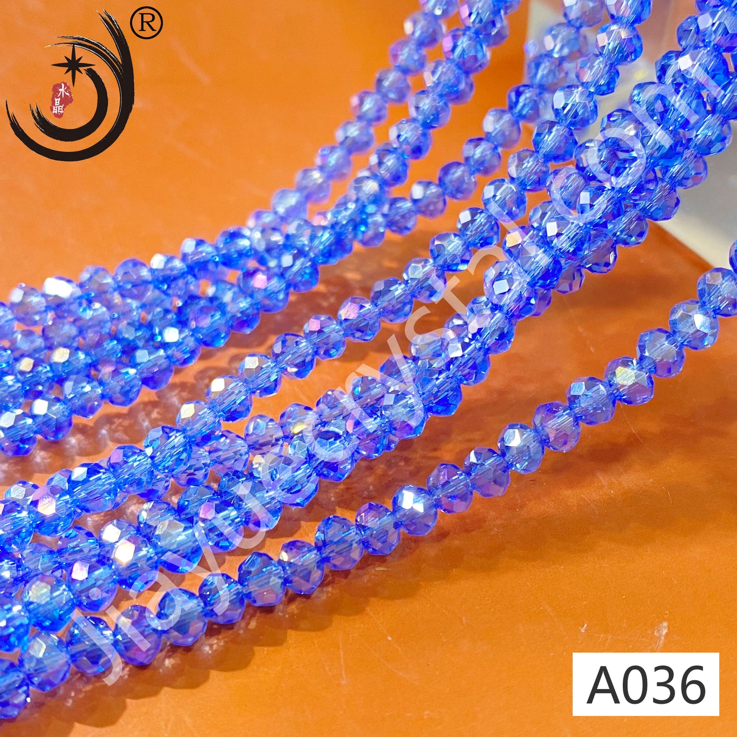 1MM Rondelle Beads Glass Crystal Beads Wholesale For DIY Jewelry (10001)