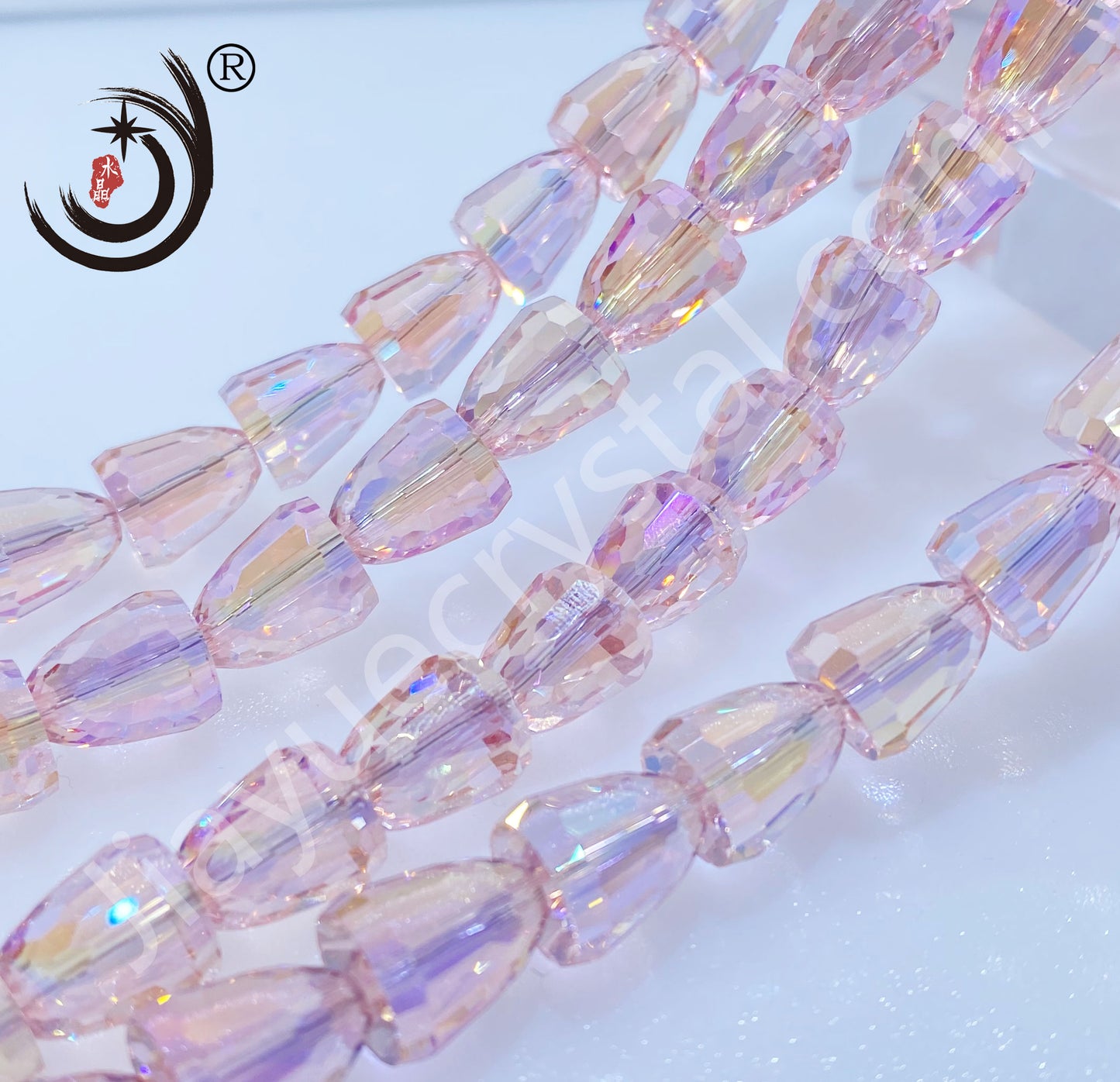10*12MM Bread Shape Crystal Glass Beads Whole Sale For DIY Jewelry (15800)