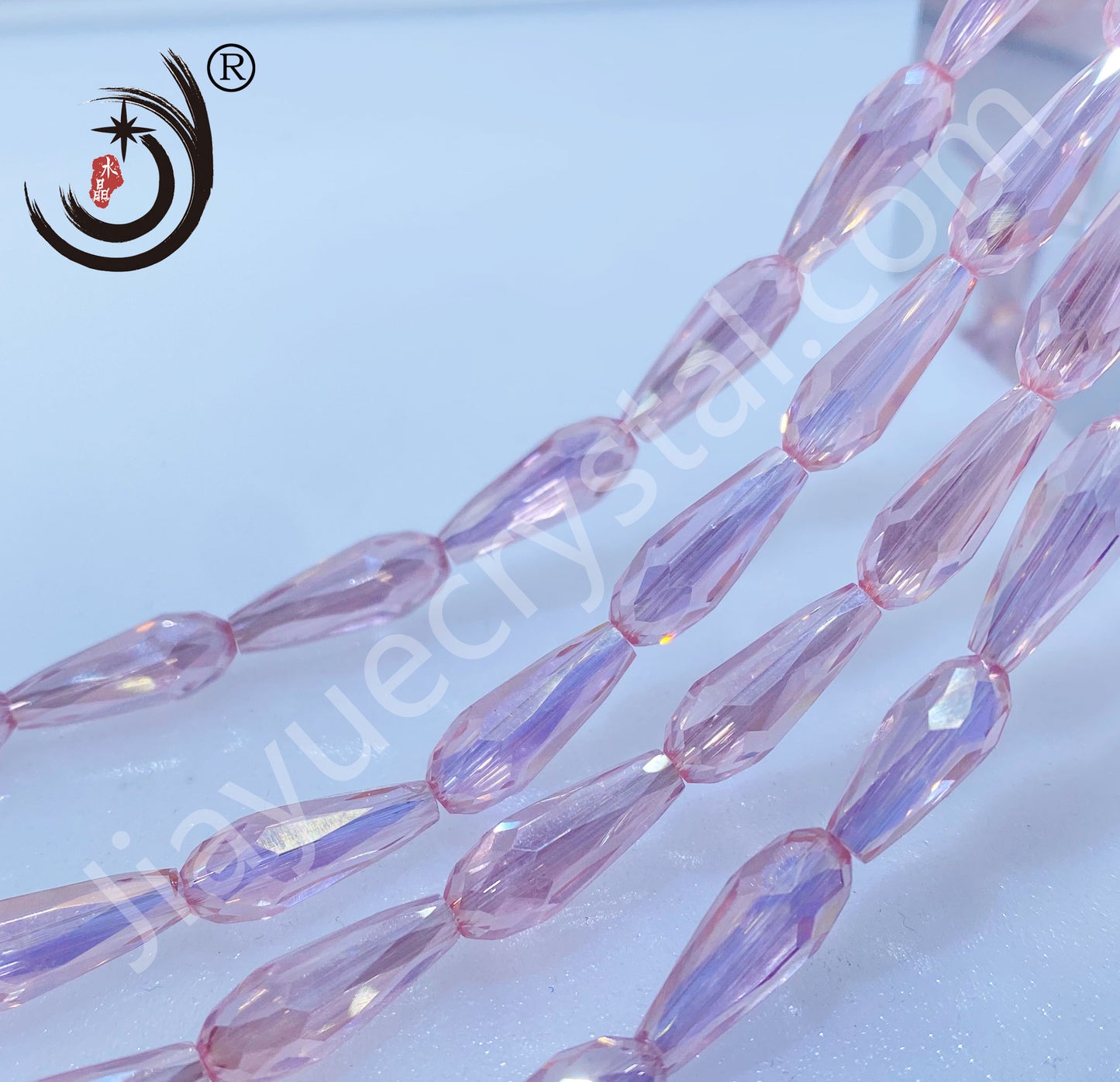 6*14MM Long Warer Drop Beads Crystal Glass Beads Whole Sale For DIY Jewelry (10055)