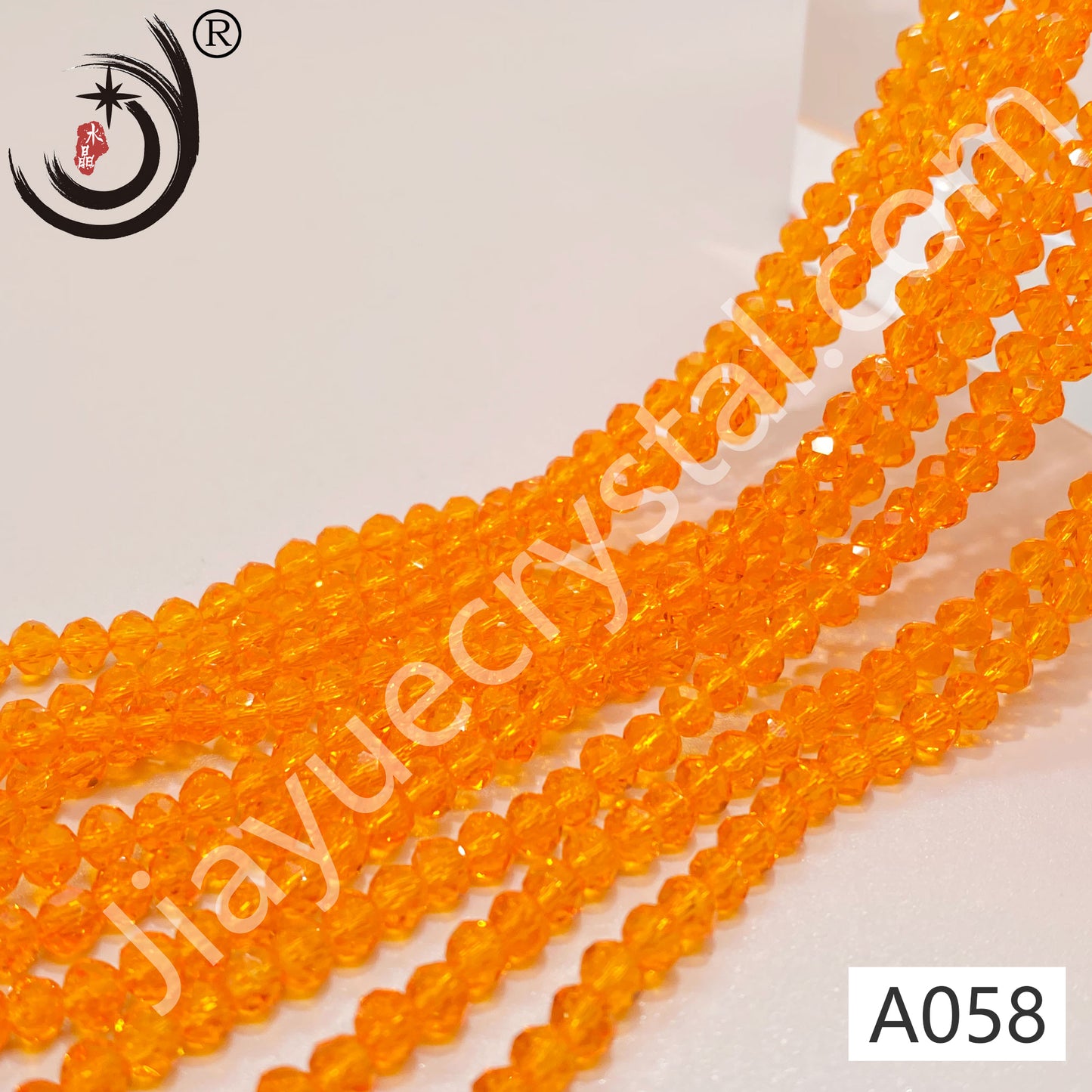 1MM Rondelle Beads Glass Crystal Beads Wholesale For DIY Jewelry (10001)