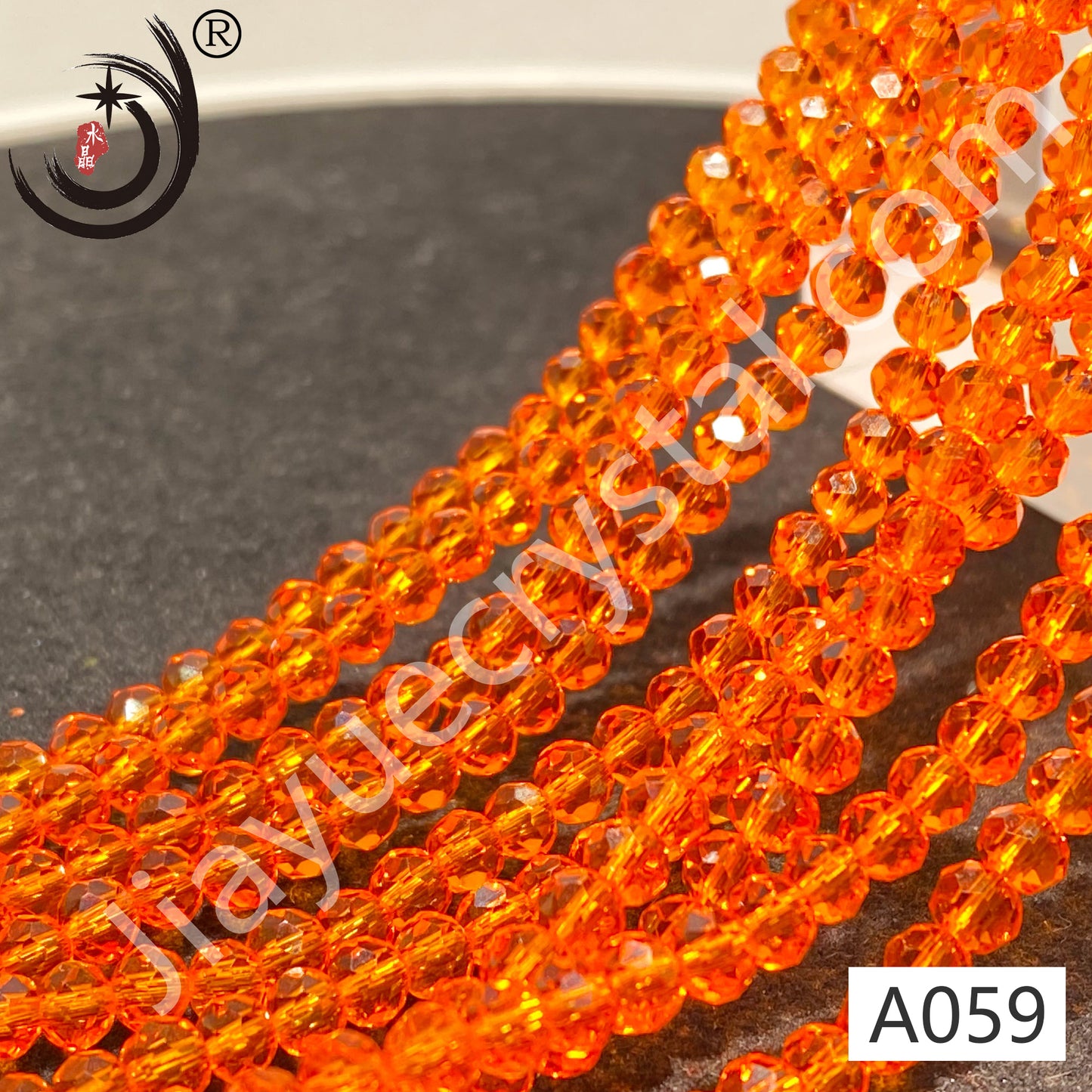 1MM Rondelle Beads Glass Crystal Beads Wholesale For DIY Jewelry (10001)