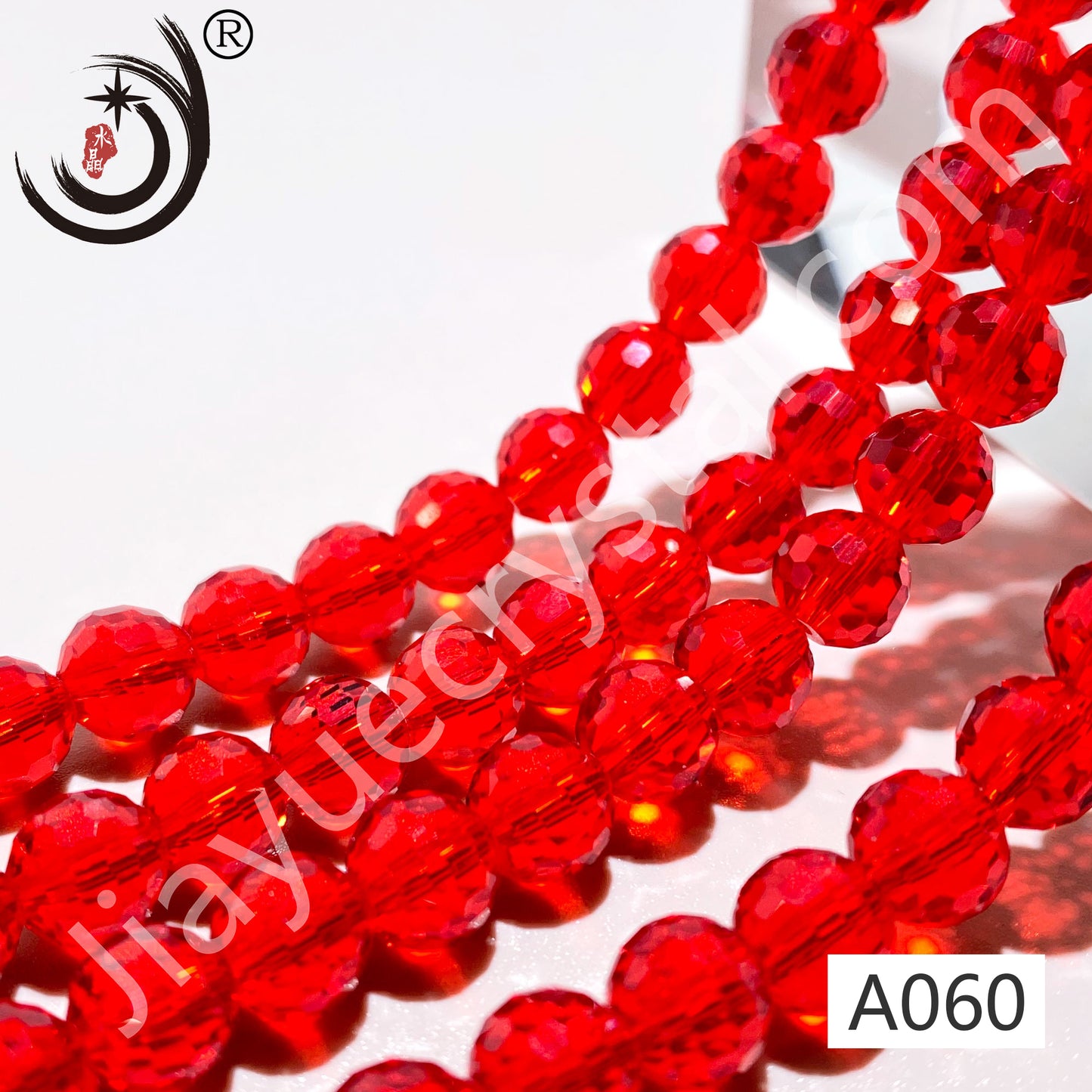 6MM 96 Faceted Round Crystal Glass Beads disco ball Wholesale For DIY Jewelry(10090)