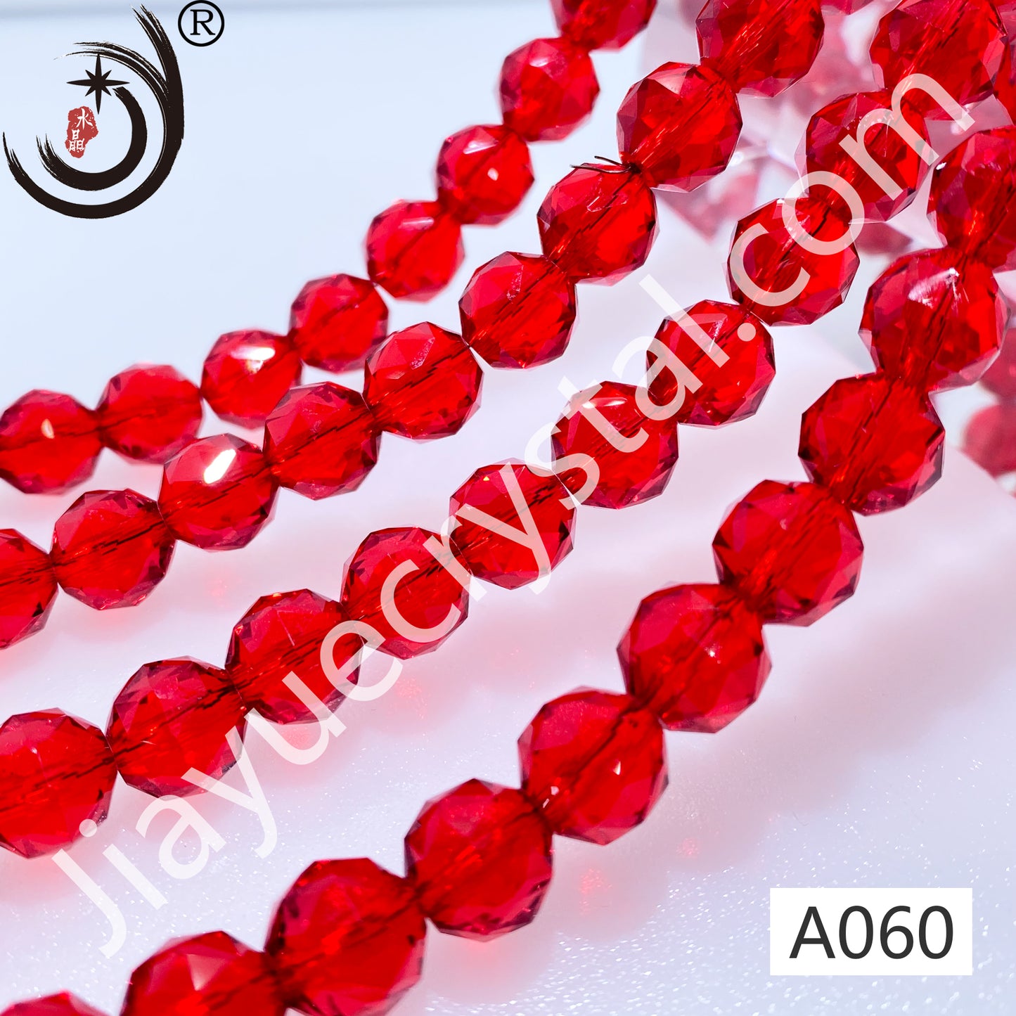8MM Flower Ball Beads Glass Crystal Beads Wholesale For DIY Jewelry (10162)
