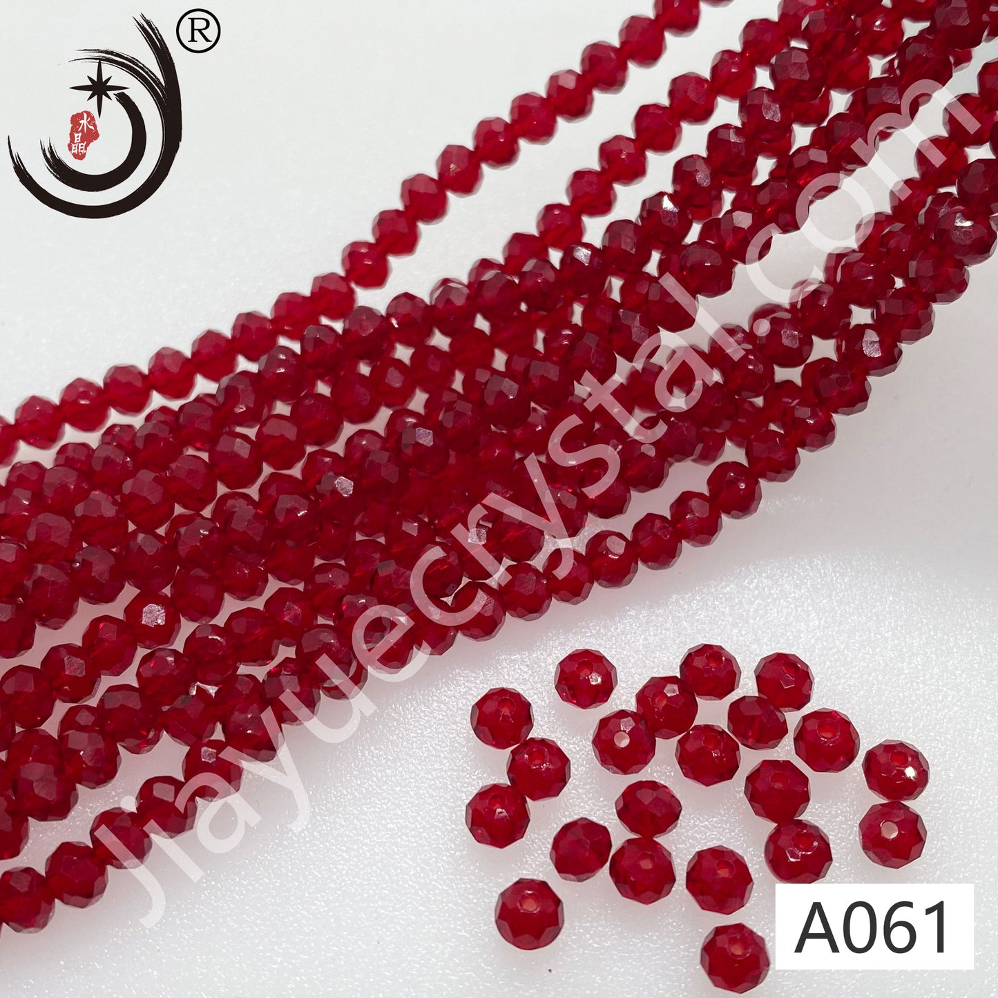1MM Rondelle Beads Glass Crystal Beads Wholesale For DIY Jewelry (10001)
