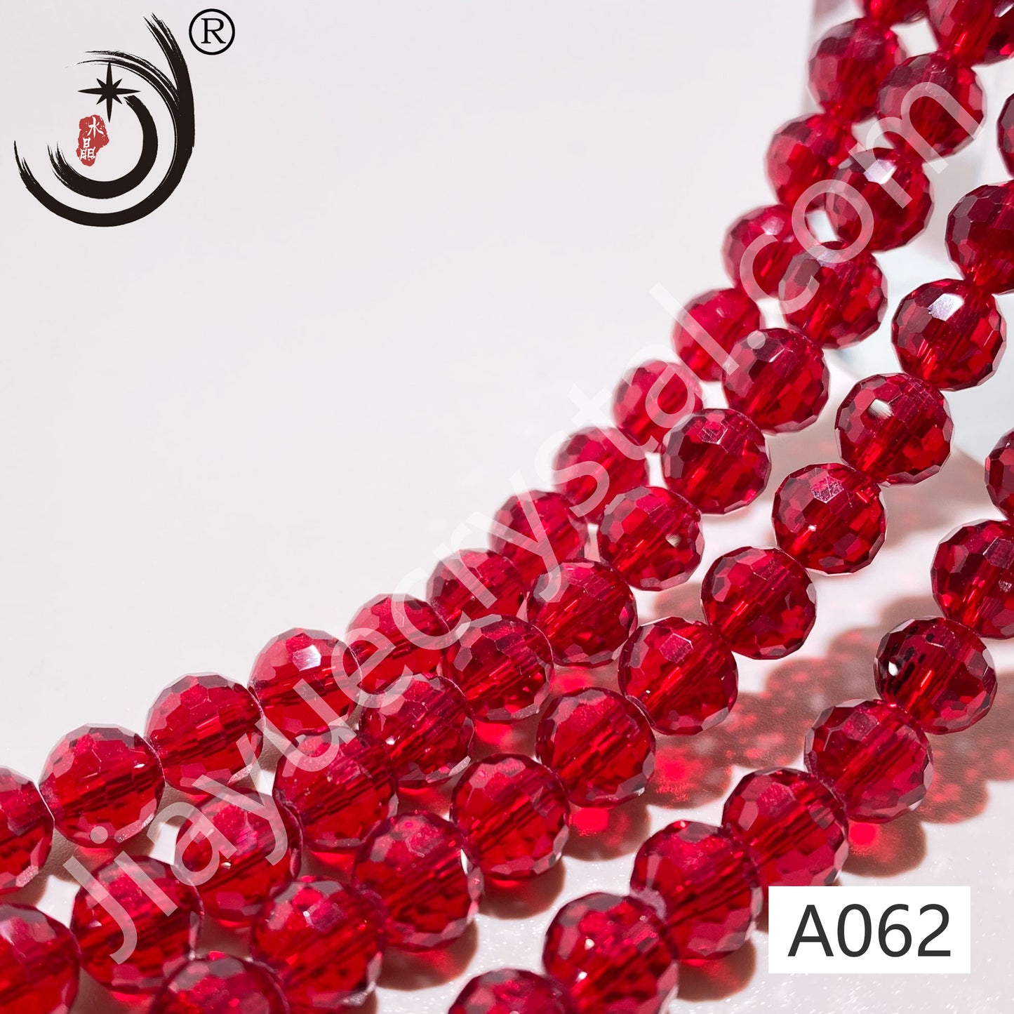 6MM 96 Faceted Round Crystal Glass Beads disco ball Wholesale For DIY Jewelry(10090)