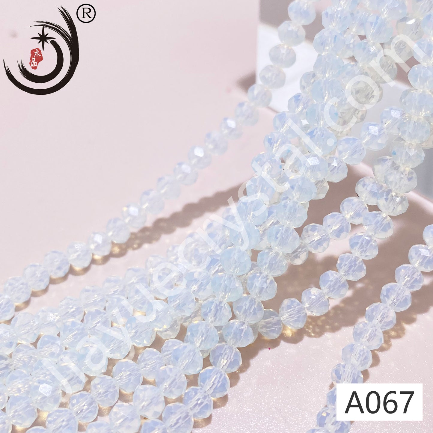 1MM Rondelle Beads Glass Crystal Beads Wholesale For DIY Jewelry (10001)