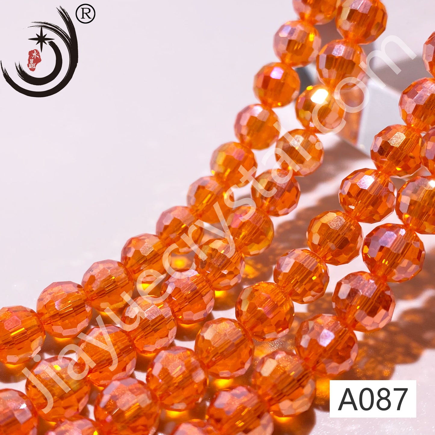 6MM 96 Faceted Round Crystal Glass Beads disco ball Wholesale For DIY Jewelry(10090)