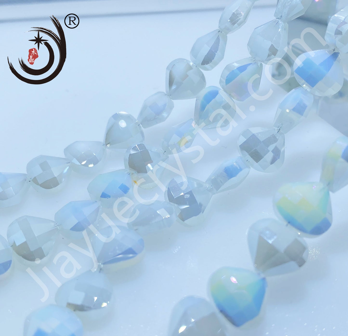 12MM Flower Basket Shape Glass Crystal Beads Wholesale For DIY Jewelry (50080)