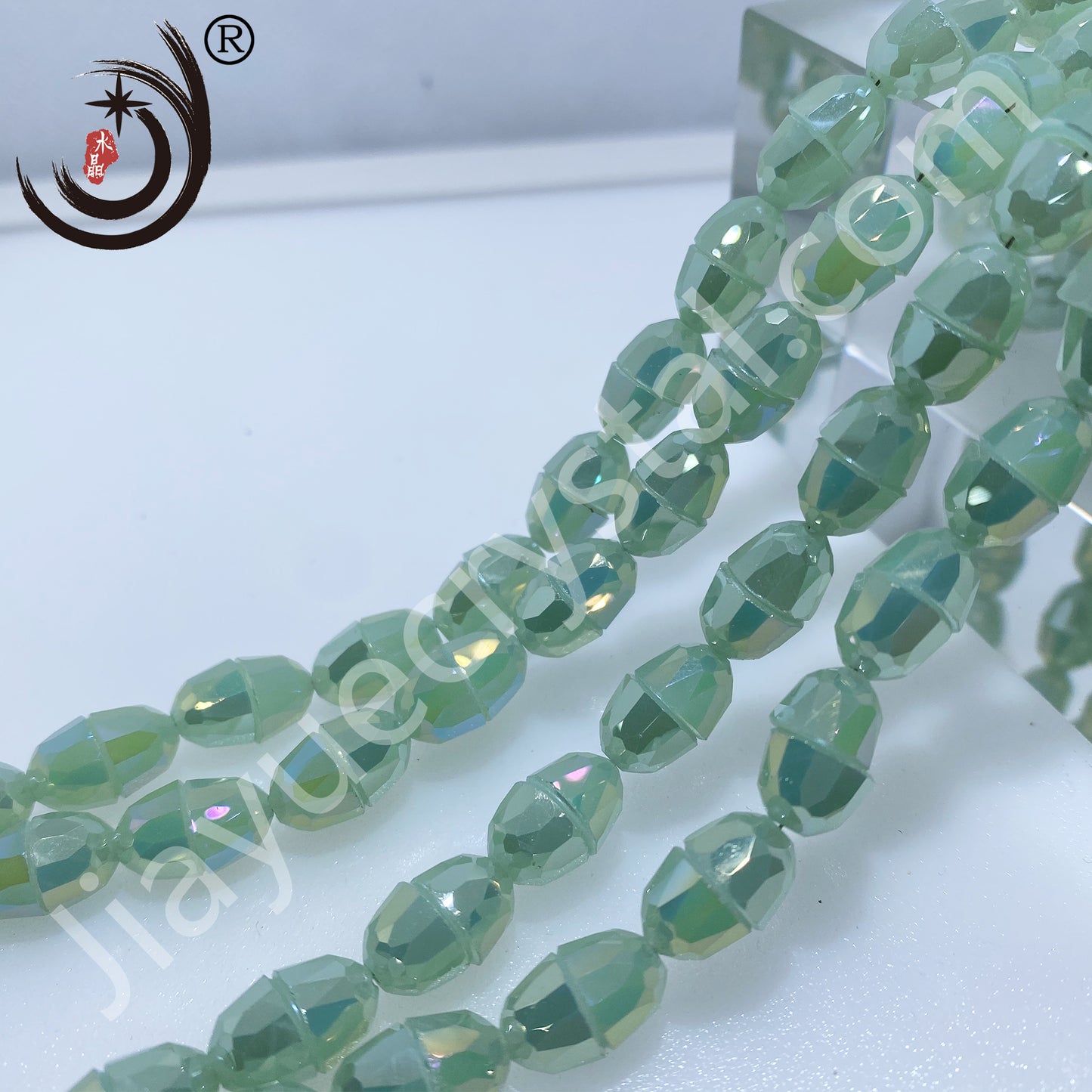 8MM Bell Beads Glass Crystal Beads Wholesale For DIY Jewelry (20001)