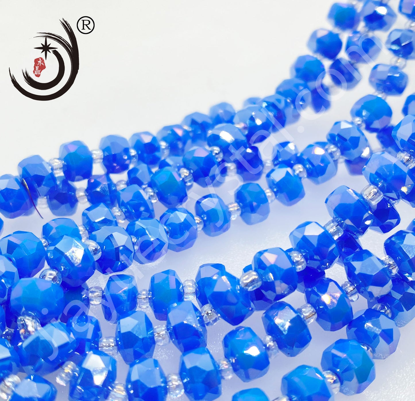 6MM/8MM Wheel Beads Crystal Glass Beads Whole Sale For DIY Jewelry (10117)