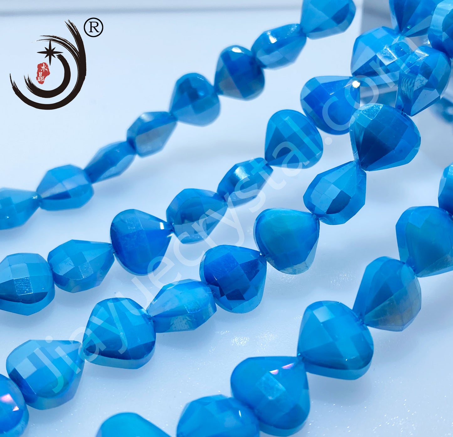 12MM Flower Basket Shape Glass Crystal Beads Wholesale For DIY Jewelry (50080)