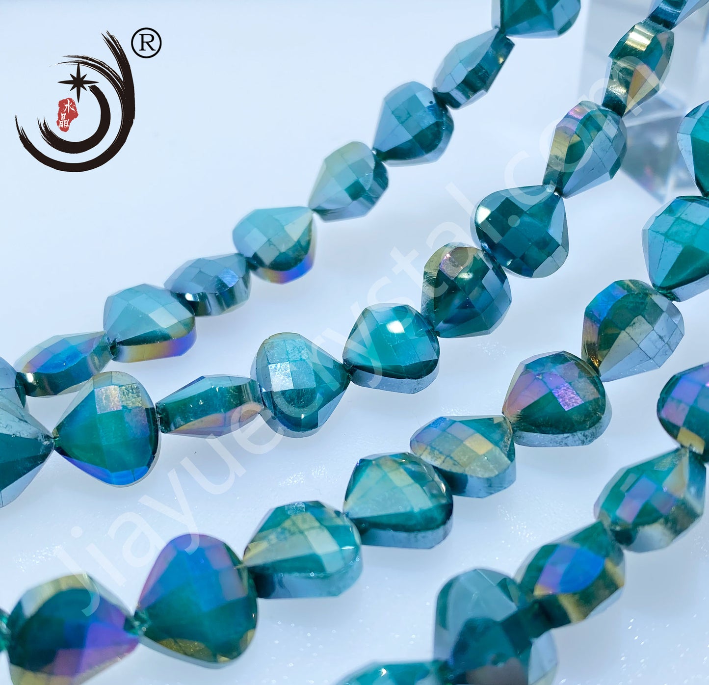 12MM Flower Basket Shape Glass Crystal Beads Wholesale For DIY Jewelry (50080)