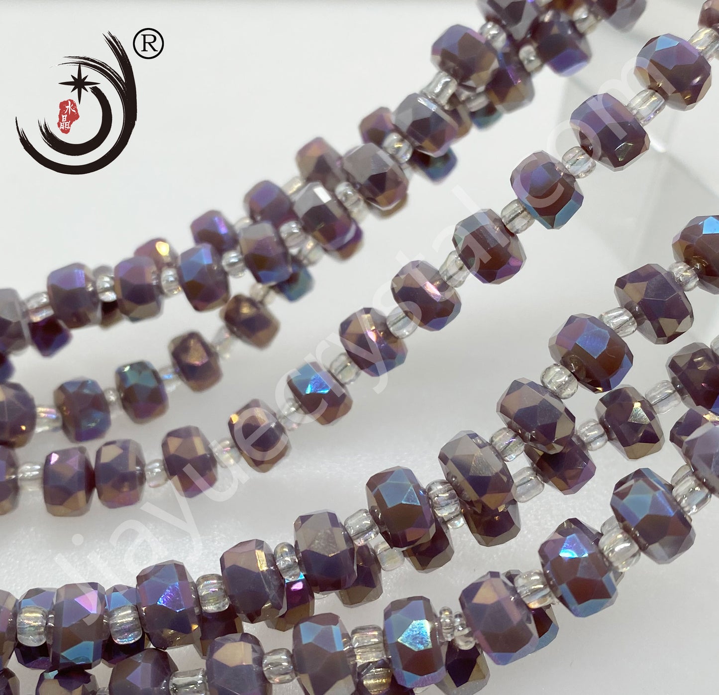 6MM/8MM Wheel Beads Crystal Glass Beads Whole Sale For DIY Jewelry (10117)