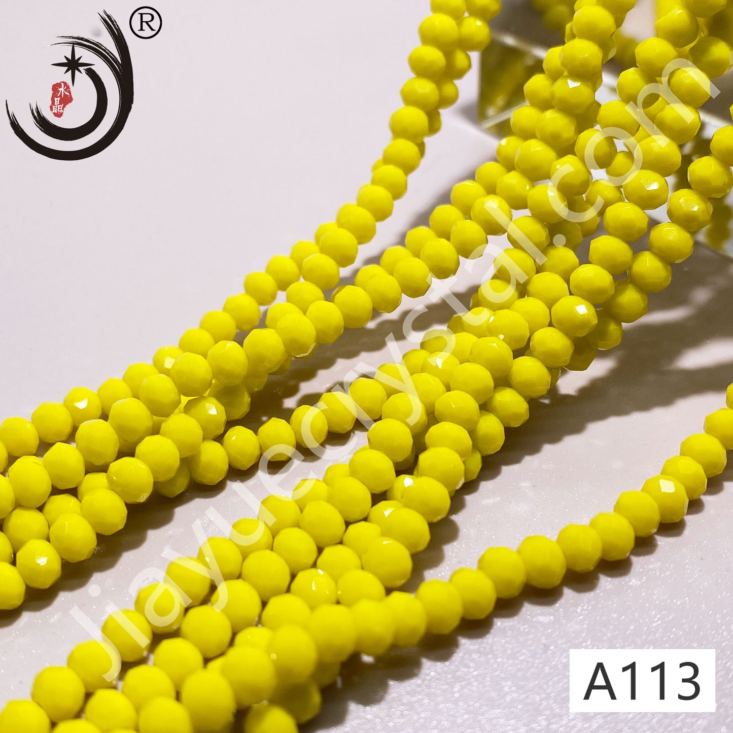 1MM Rondelle Beads Glass Crystal Beads Wholesale For DIY Jewelry (10001)