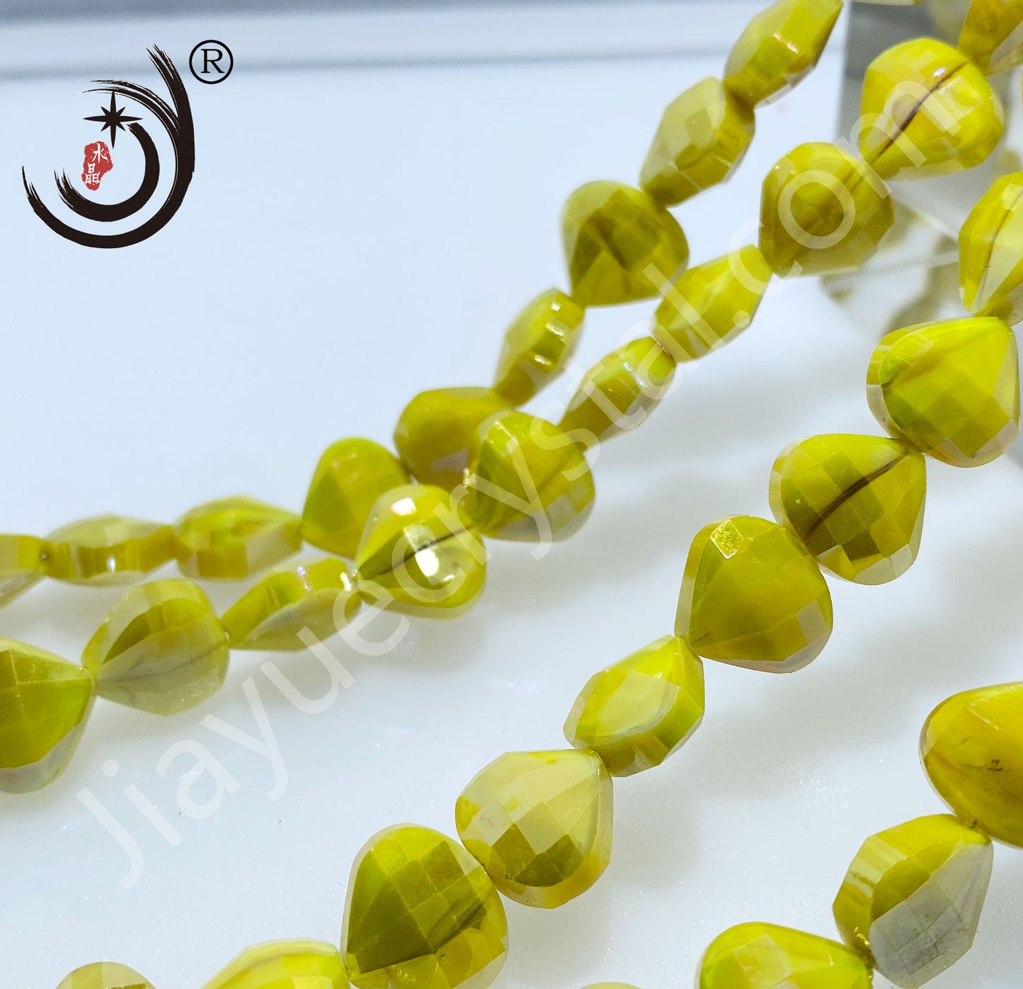 12MM Flower Basket Shape Glass Crystal Beads Wholesale For DIY Jewelry (50080)