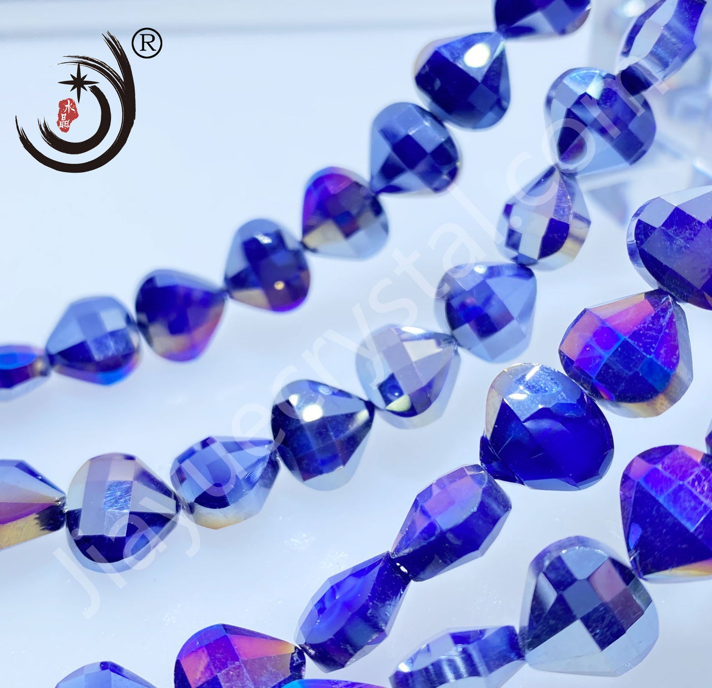 12MM Flower Basket Shape Glass Crystal Beads Wholesale For DIY Jewelry (50080)