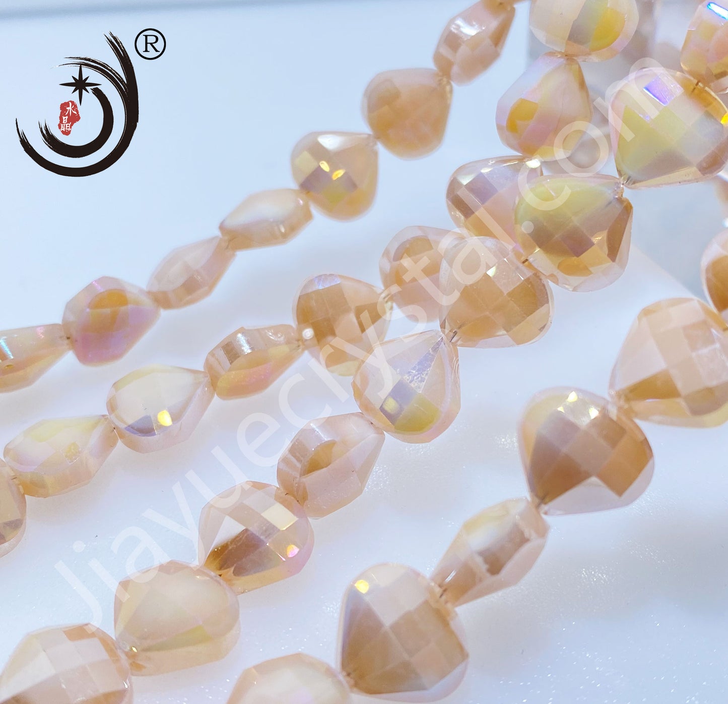 12MM Flower Basket Shape Glass Crystal Beads Wholesale For DIY Jewelry (50080)