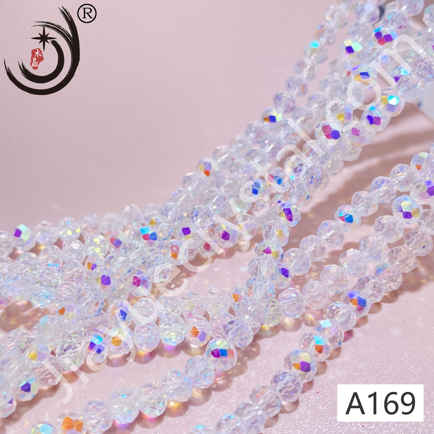1MM Rondelle Beads Glass Crystal Beads Wholesale For DIY Jewelry (10001)