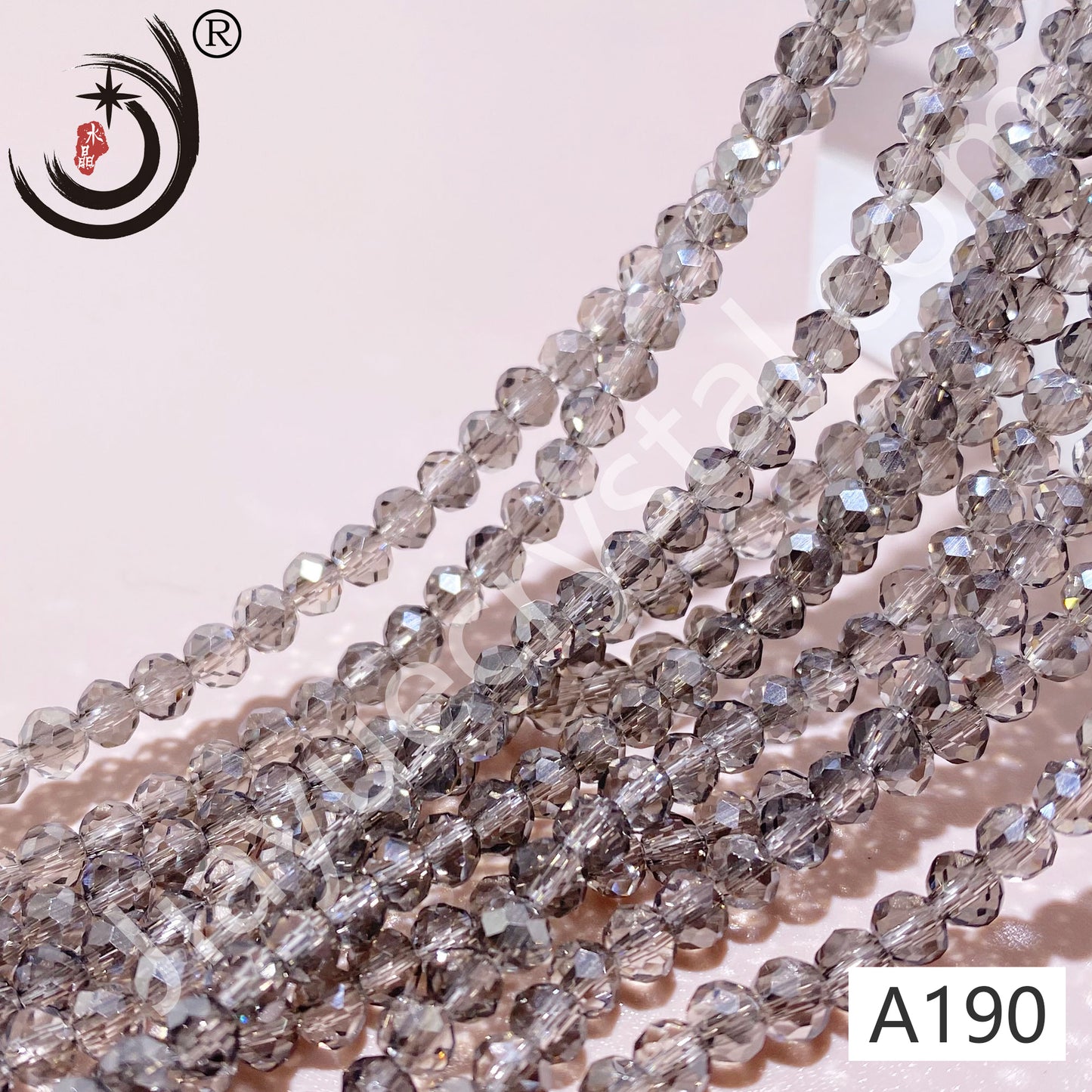 1MM Rondelle Beads Glass Crystal Beads Wholesale For DIY Jewelry (10001)