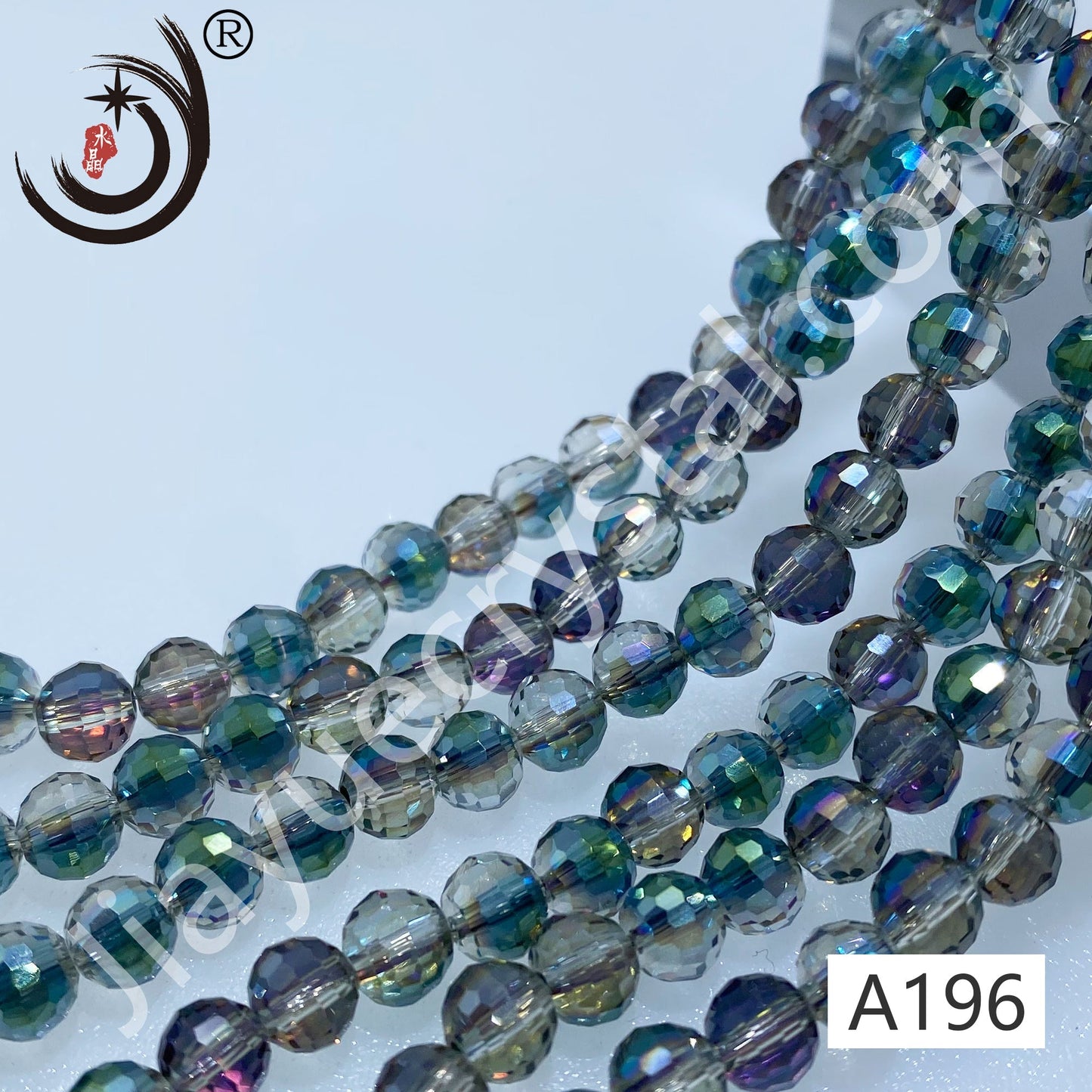 10MM 96 Faceted Round Crystal Glass Beads disco ball Wholesale For DIY Jewelry(10094)