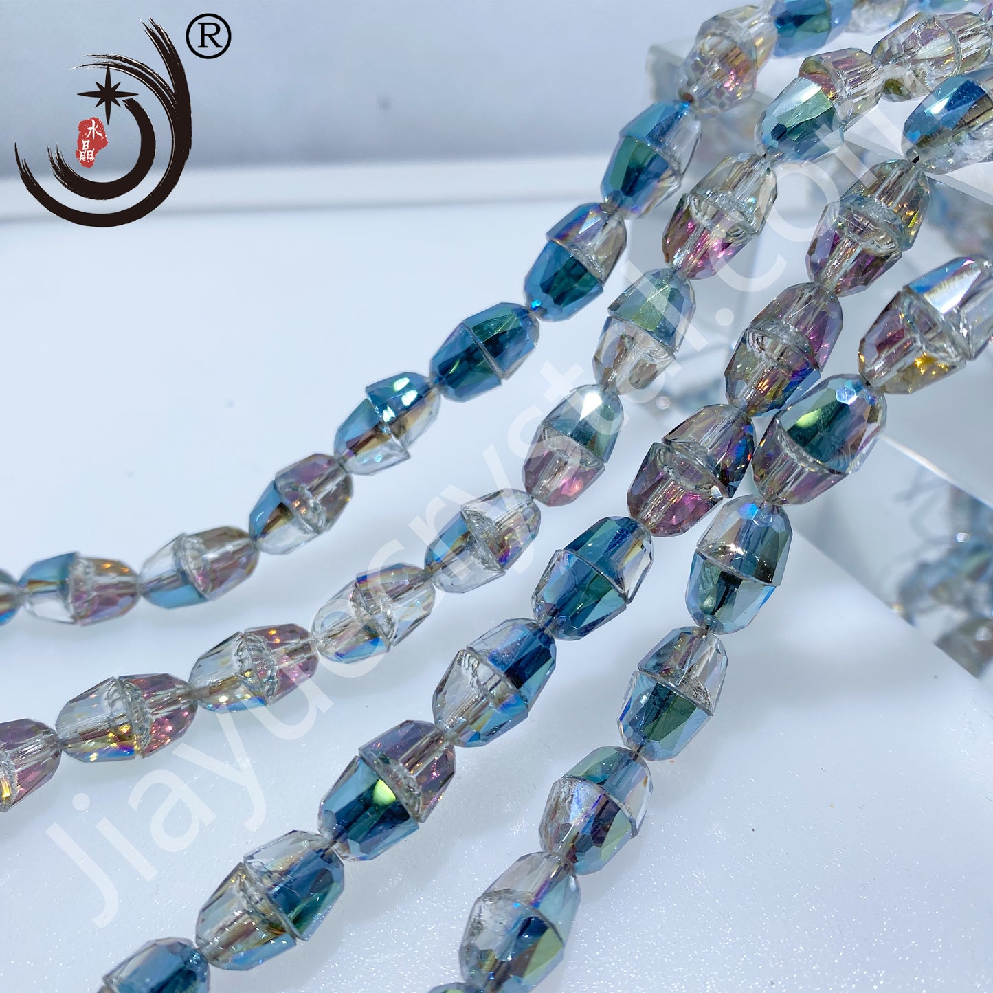 8MM Bell Beads Glass Crystal Beads Wholesale For DIY Jewelry (20001)