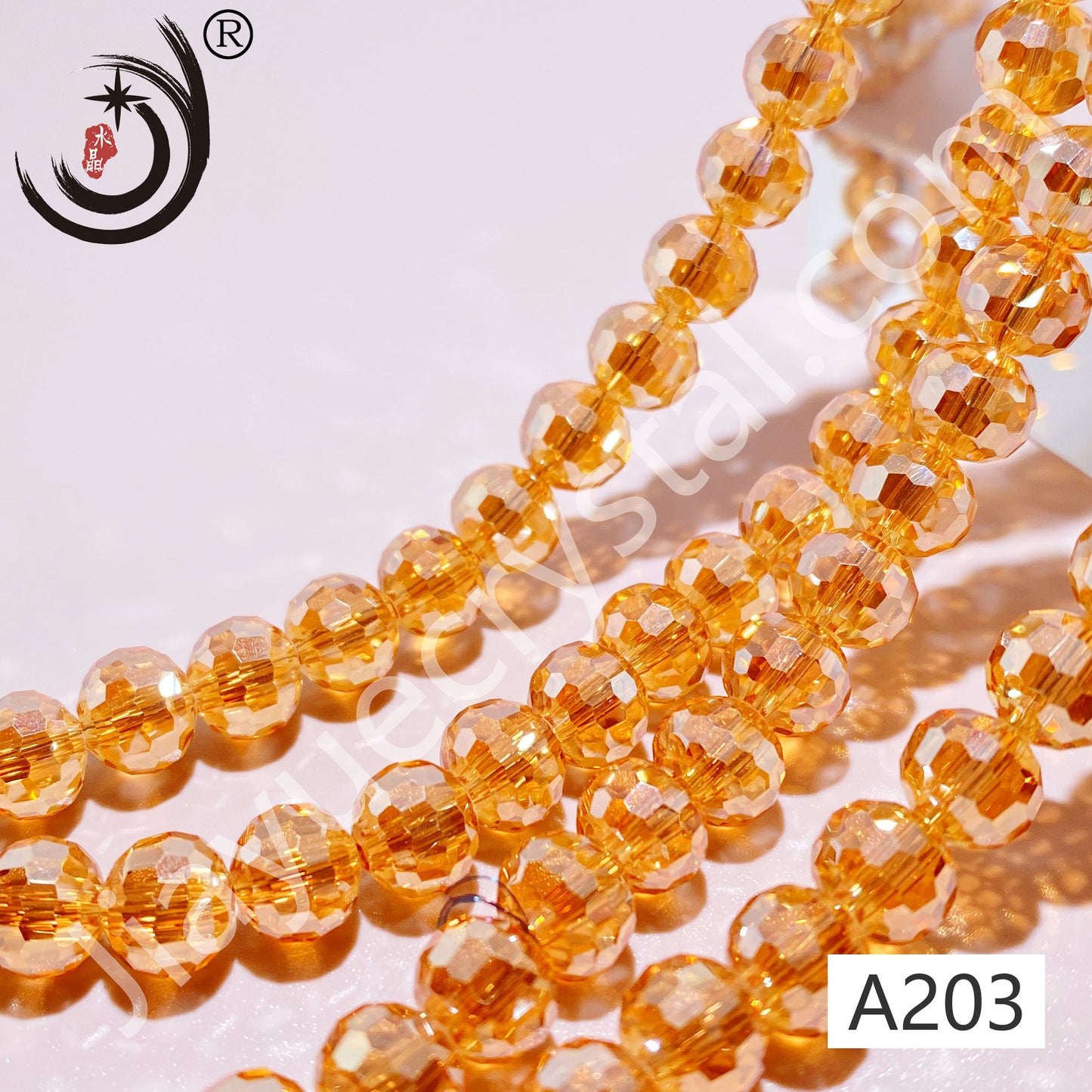 6MM 96 Faceted Round Crystal Glass Beads disco ball Wholesale For DIY Jewelry(10090)