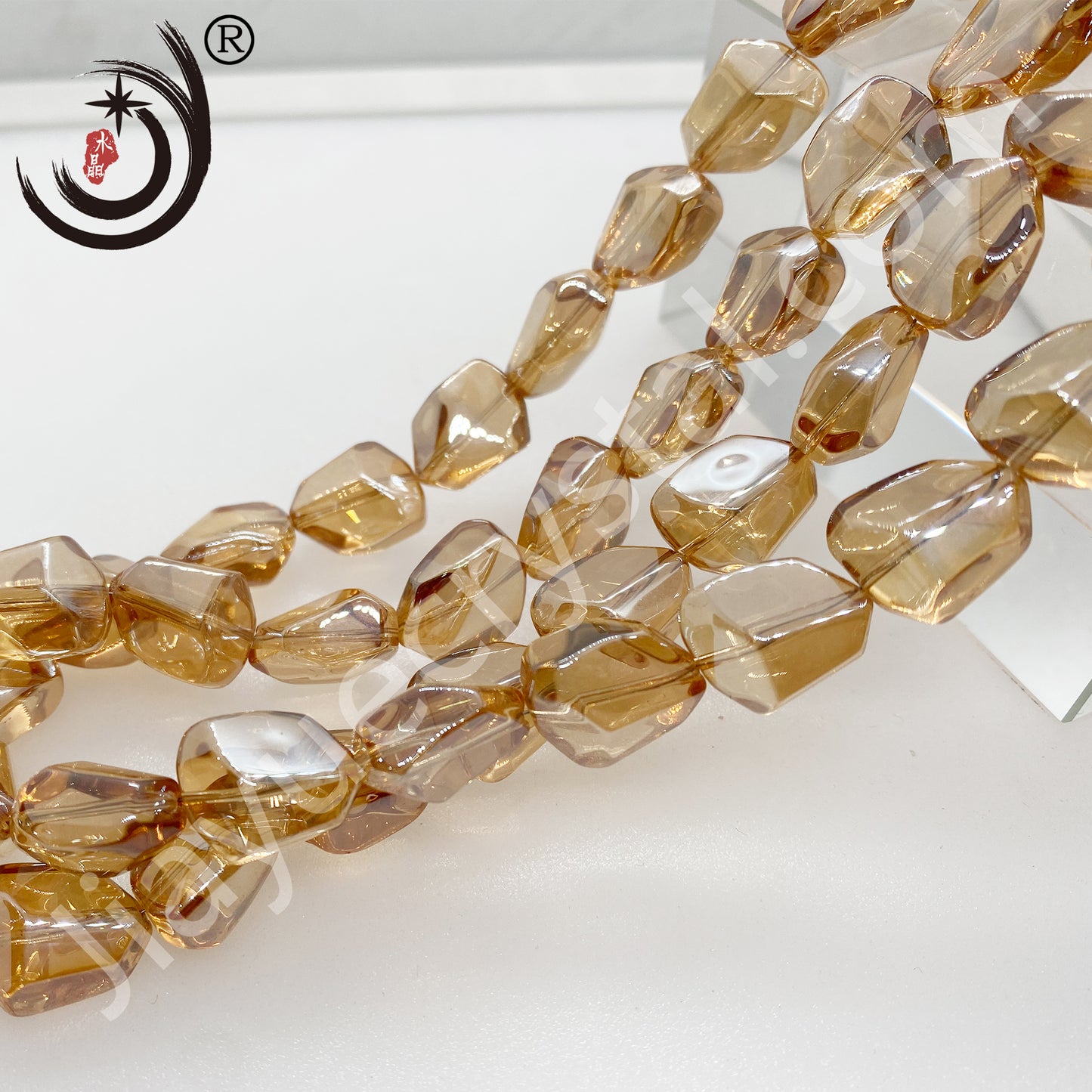 13*16MM Stone Shape Beads Glass Crystal Beads Wholesale For DIY Jewelry (20014)