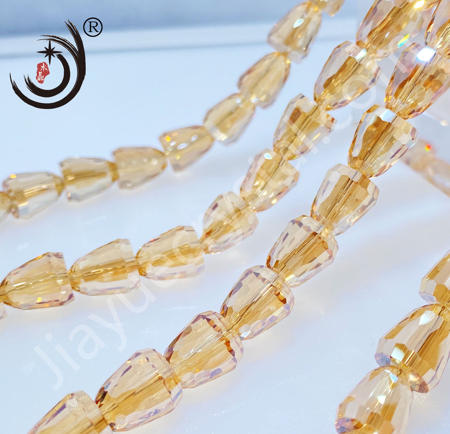 10*12MM Bread Shape Crystal Glass Beads Whole Sale For DIY Jewelry (15800)