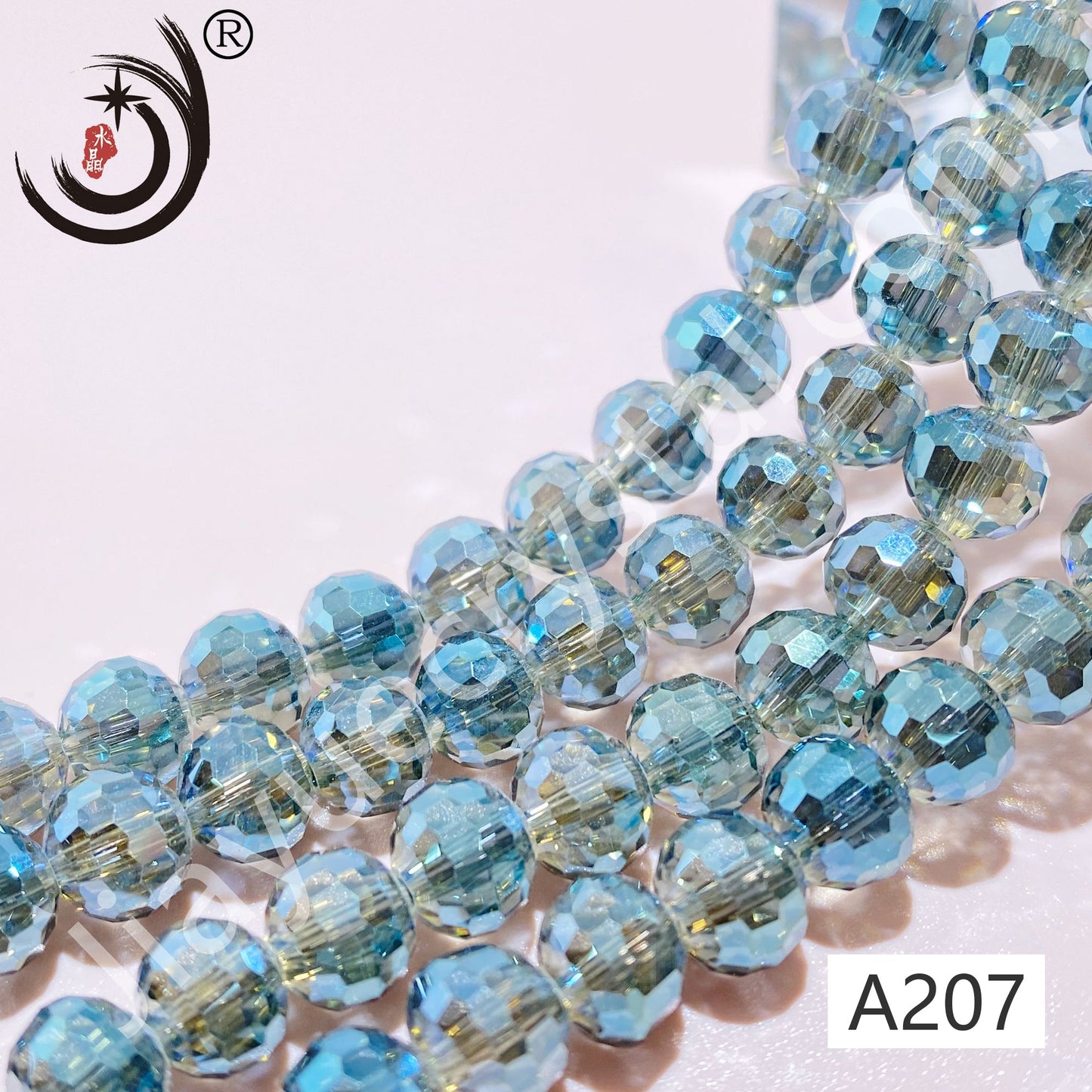10MM 96 Faceted Round Crystal Glass Beads disco ball Wholesale For DIY Jewelry(10094)