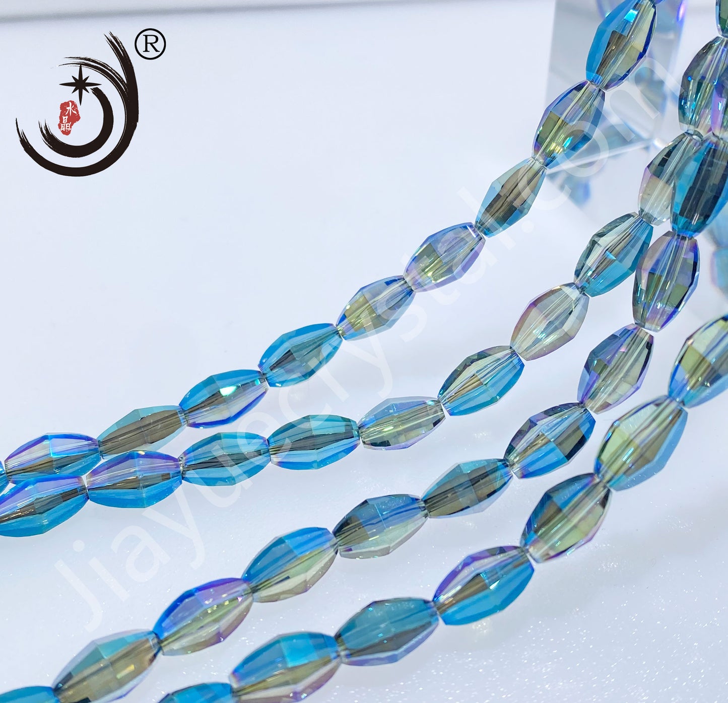 6MM Drum beads Glass Crystal Beads Wholesale For DIY Jewelry (10106)