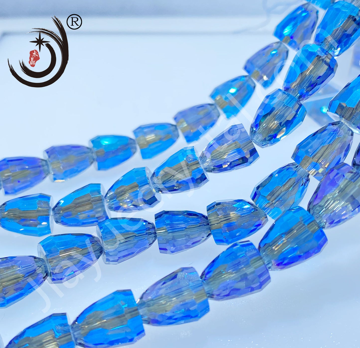 10*12MM Bread Shape Crystal Glass Beads Whole Sale For DIY Jewelry (15800)