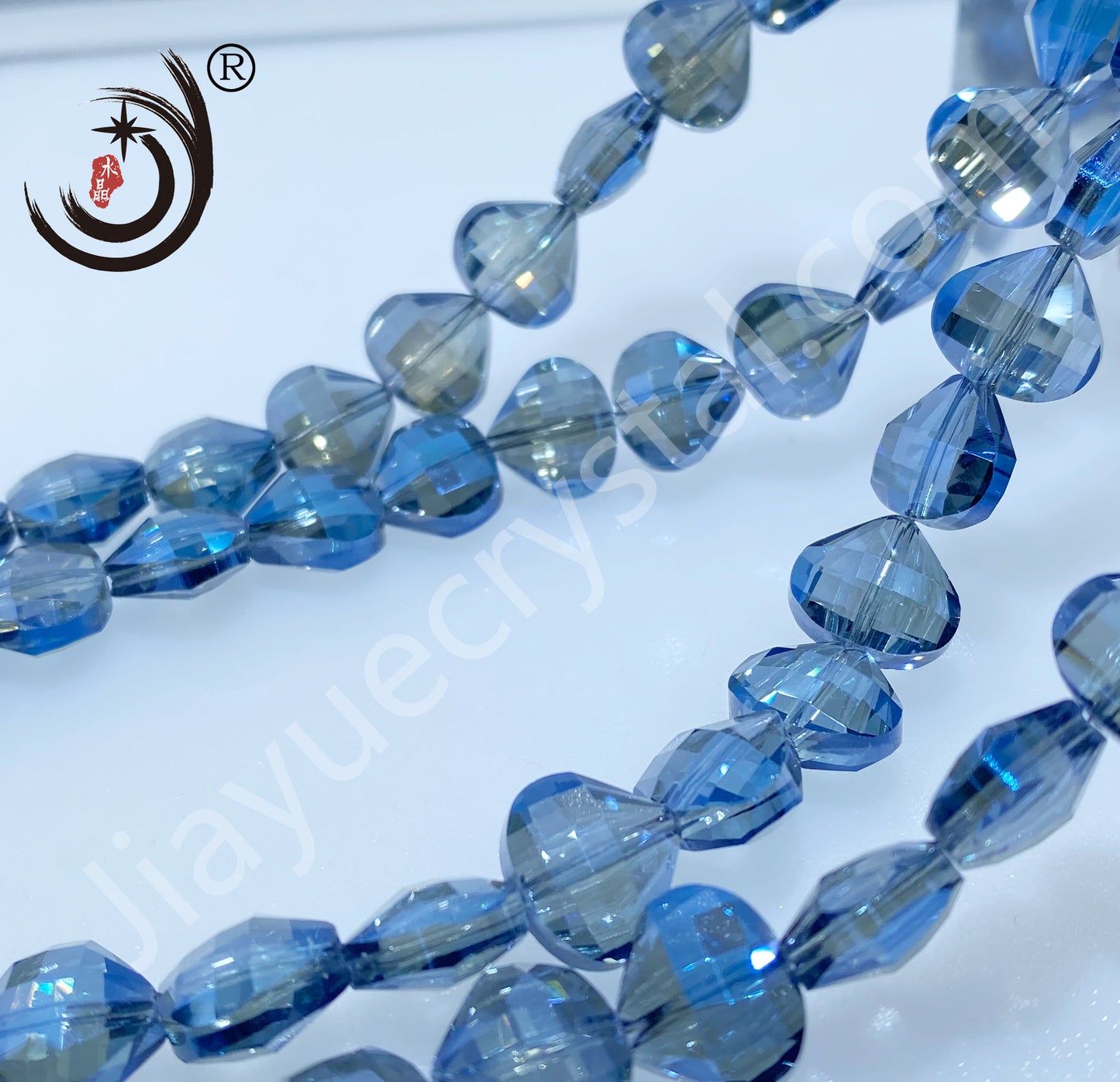 12MM Flower Basket Shape Glass Crystal Beads Wholesale For DIY Jewelry (50080)