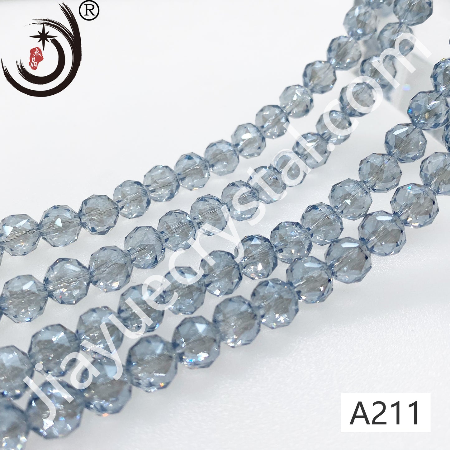 8MM Flower Ball Beads Glass Crystal Beads Wholesale For DIY Jewelry (10162)