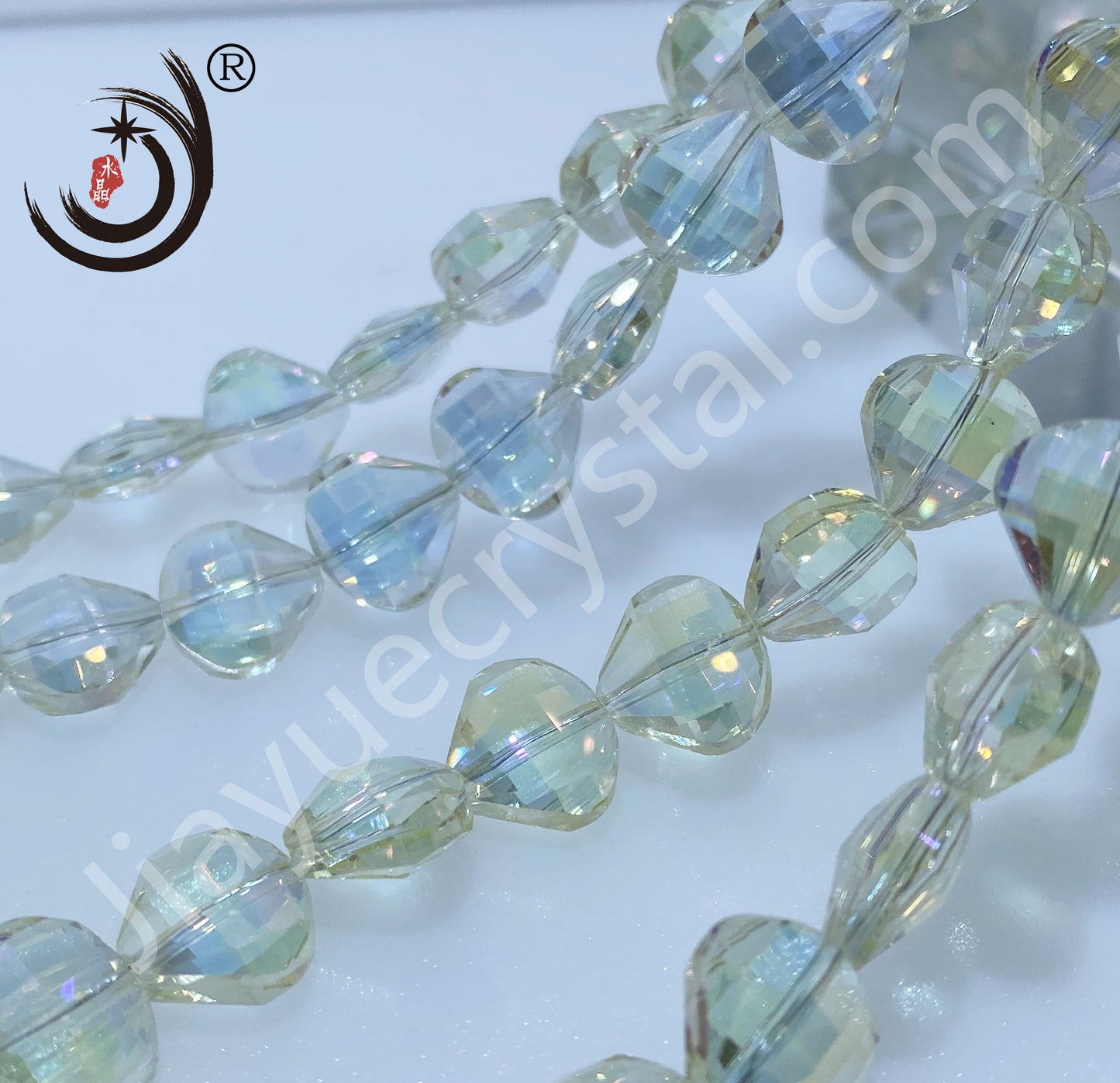 12MM Flower Basket Shape Glass Crystal Beads Wholesale For DIY Jewelry (50080)