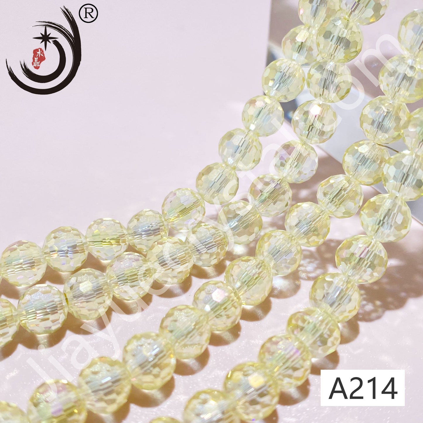 10MM 96 Faceted Round Crystal Glass Beads disco ball Wholesale For DIY Jewelry(10094)