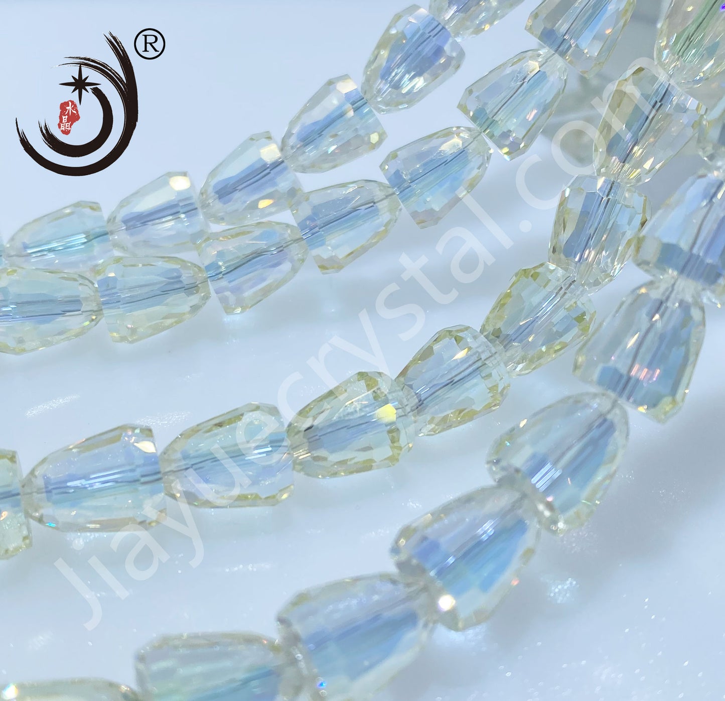 10*12MM Bread Shape Crystal Glass Beads Whole Sale For DIY Jewelry (15800)