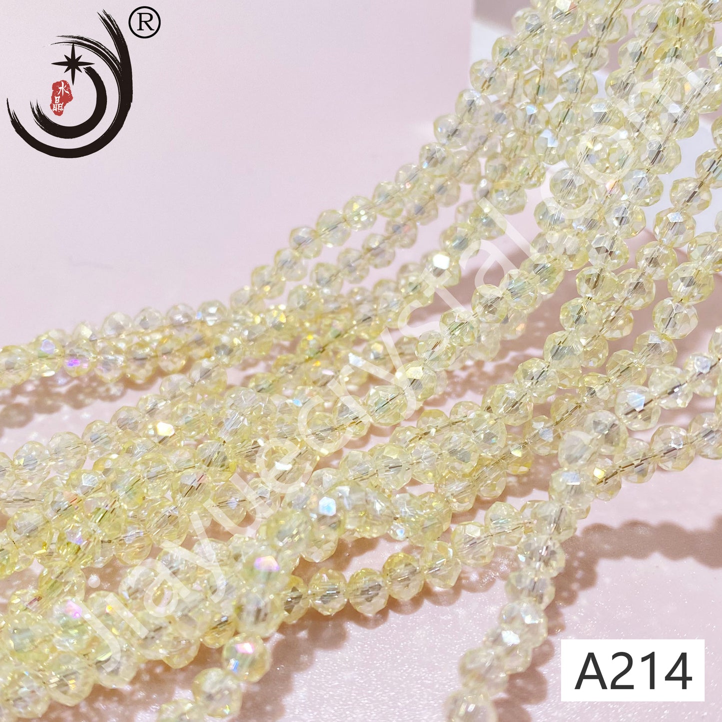 1MM Rondelle Beads Glass Crystal Beads Wholesale For DIY Jewelry (10001)