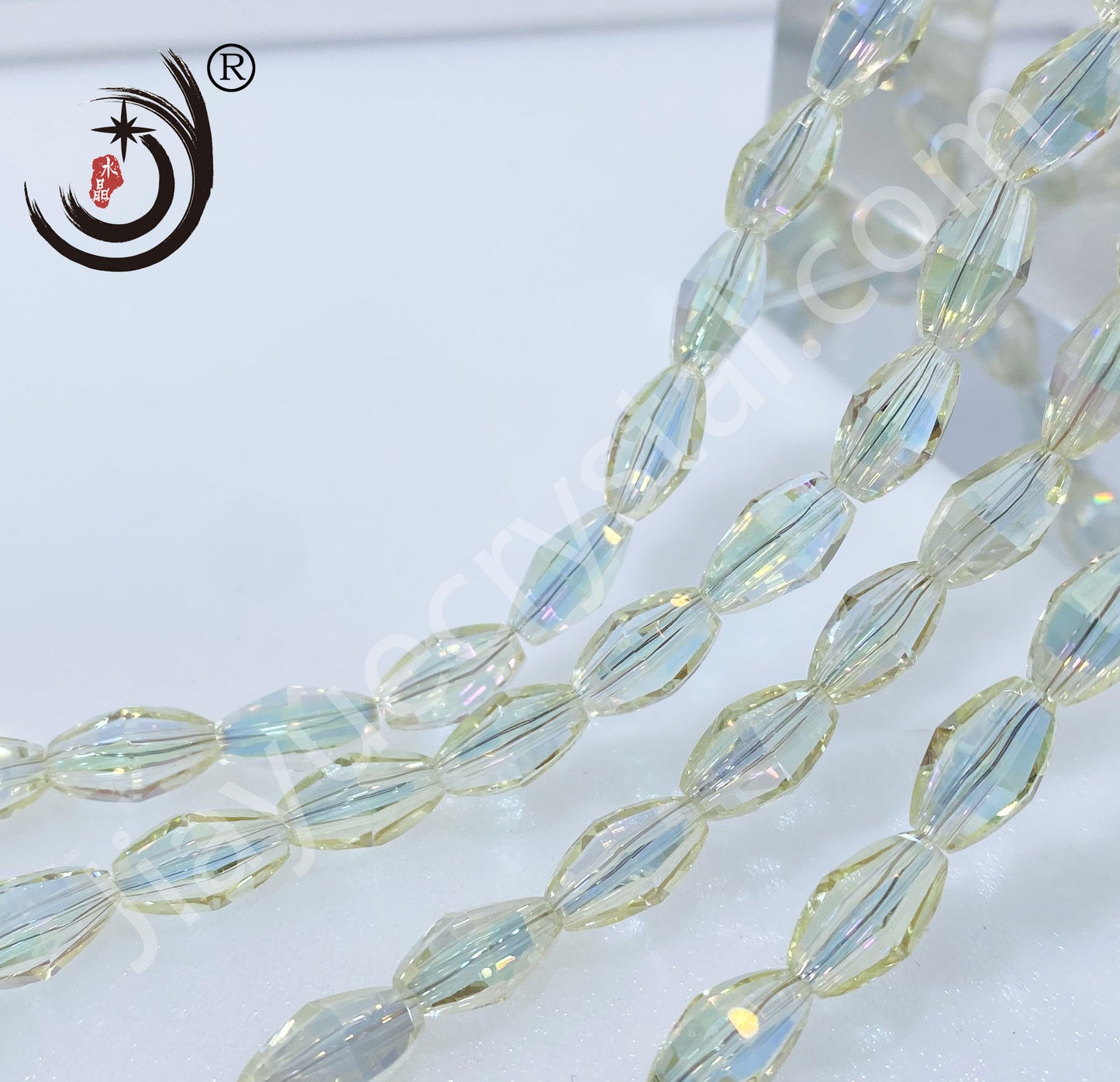 6MM Drum beads Glass Crystal Beads Wholesale For DIY Jewelry (10106)