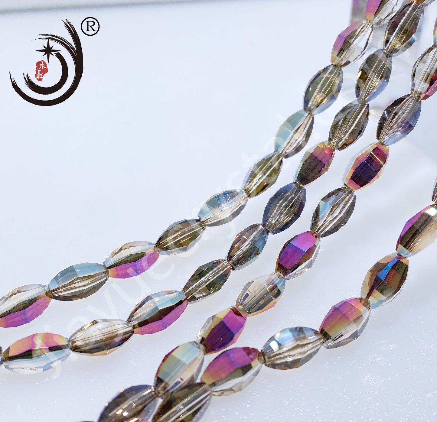 6MM Drum beads Glass Crystal Beads Wholesale For DIY Jewelry (10106)